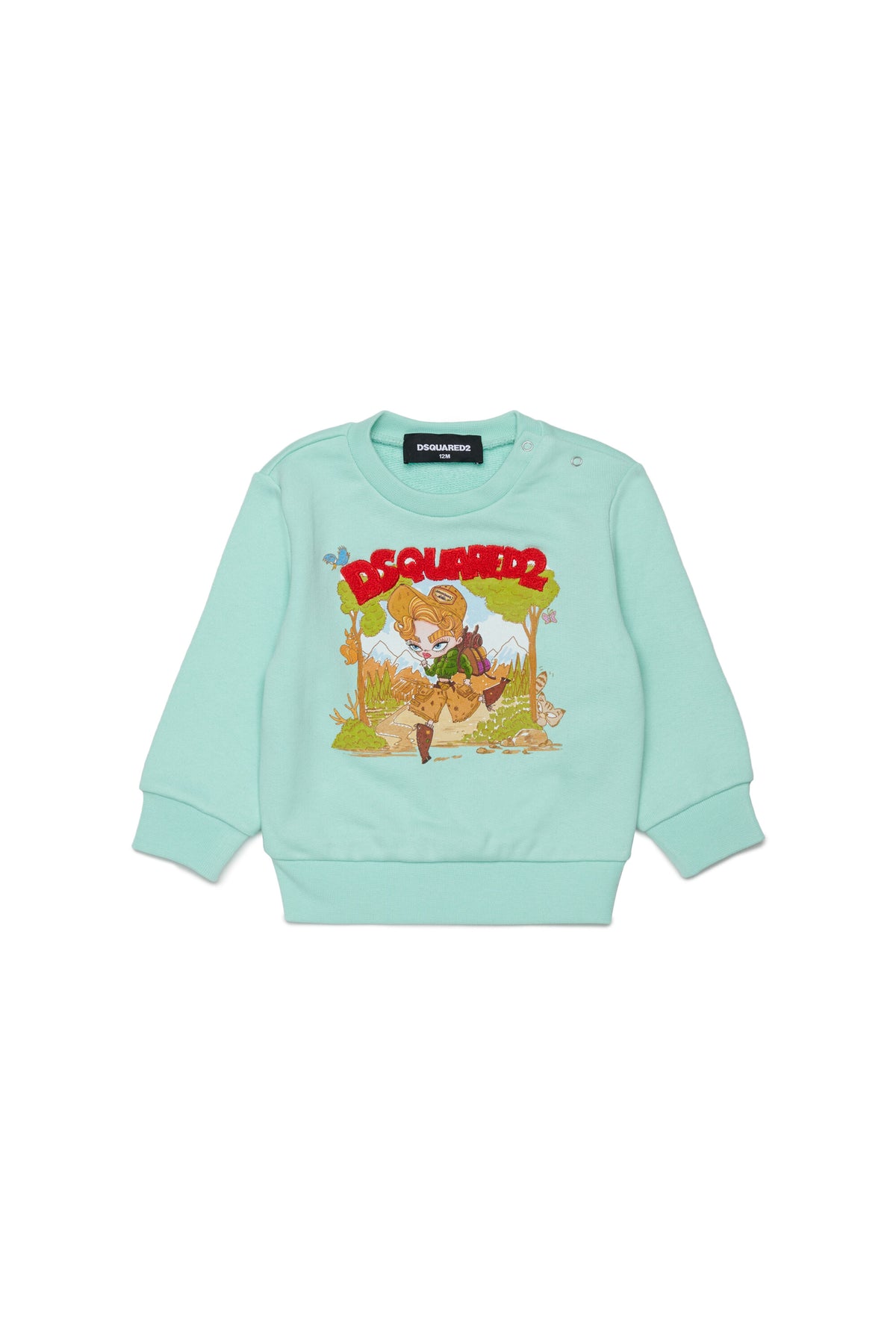 ロゴ入りクルーネックスウェット