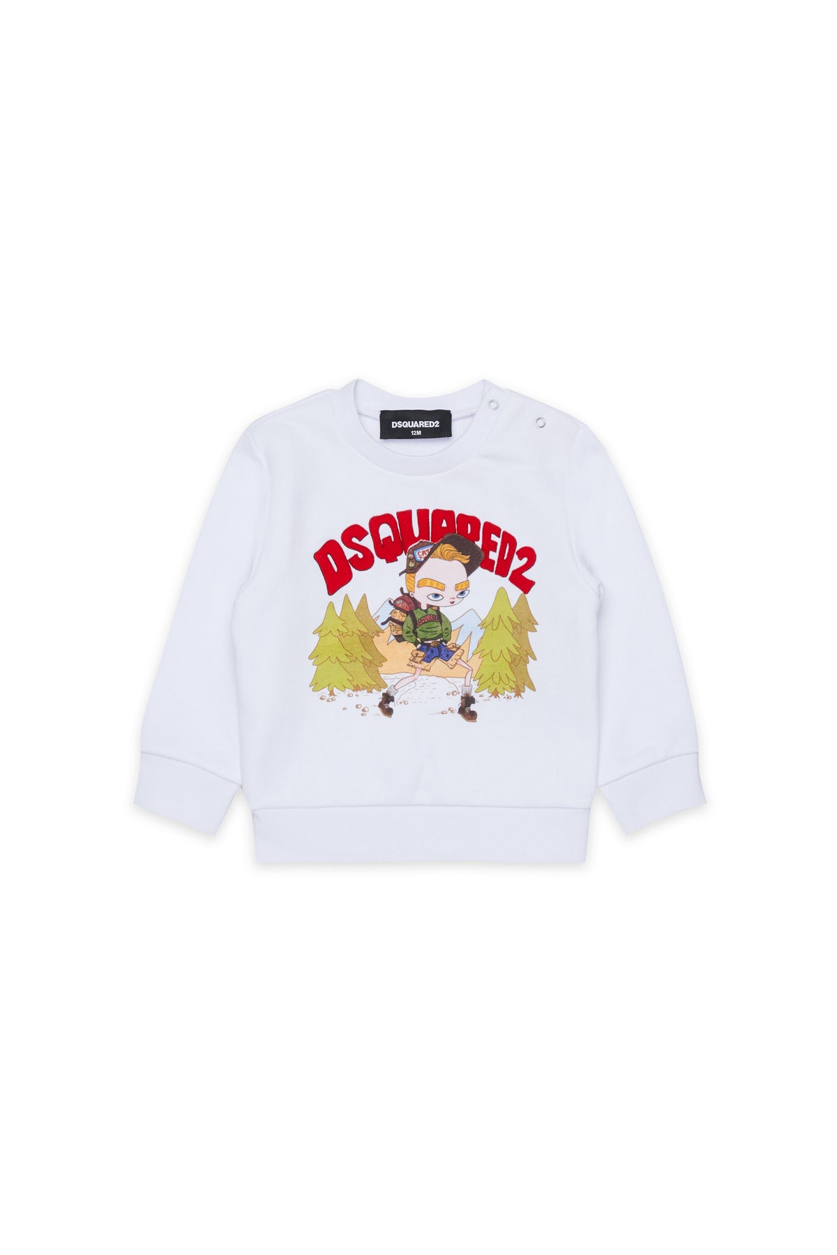 ロゴ入りクルーネックスウェット