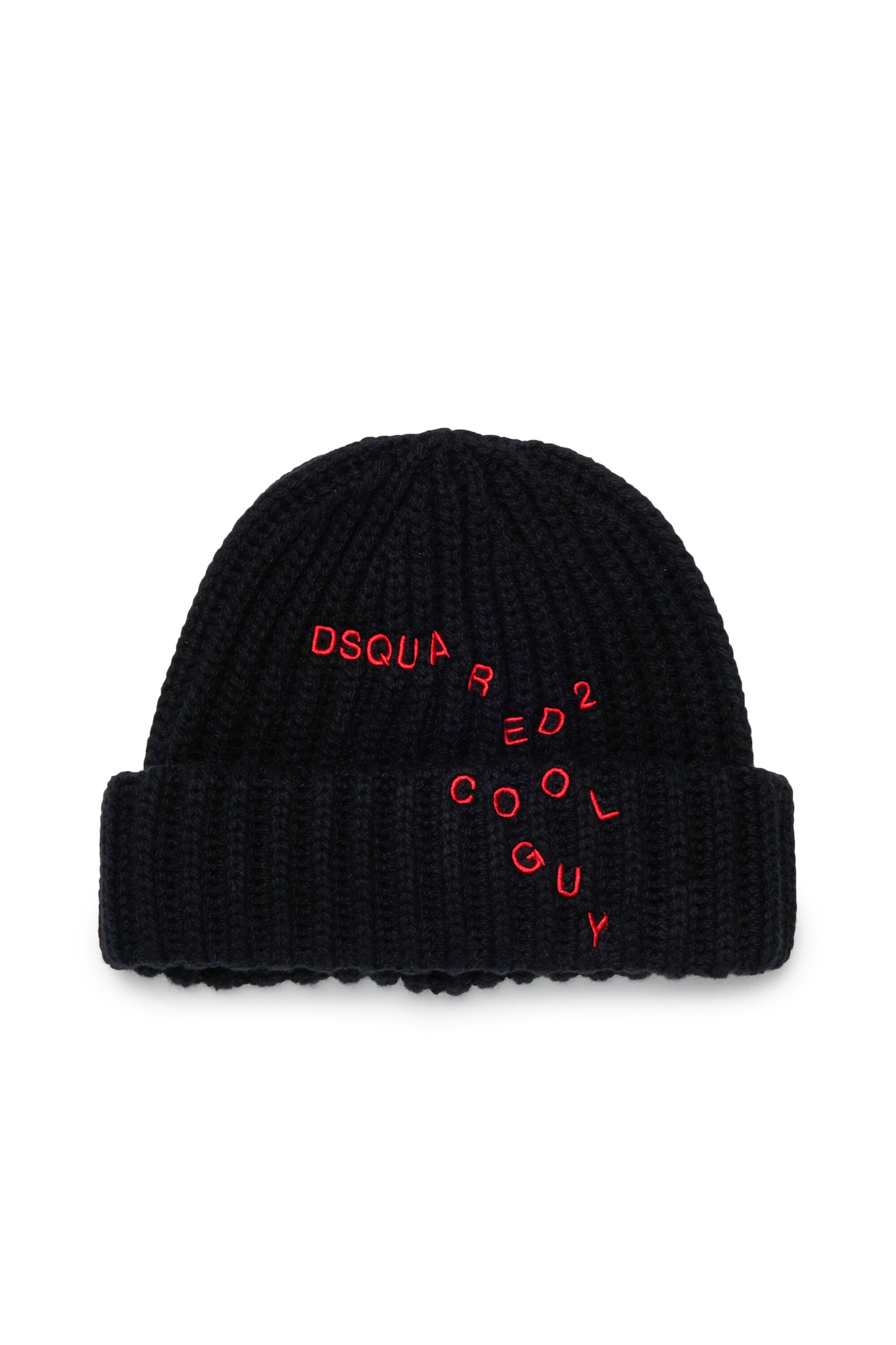 Knitted beanie with logo