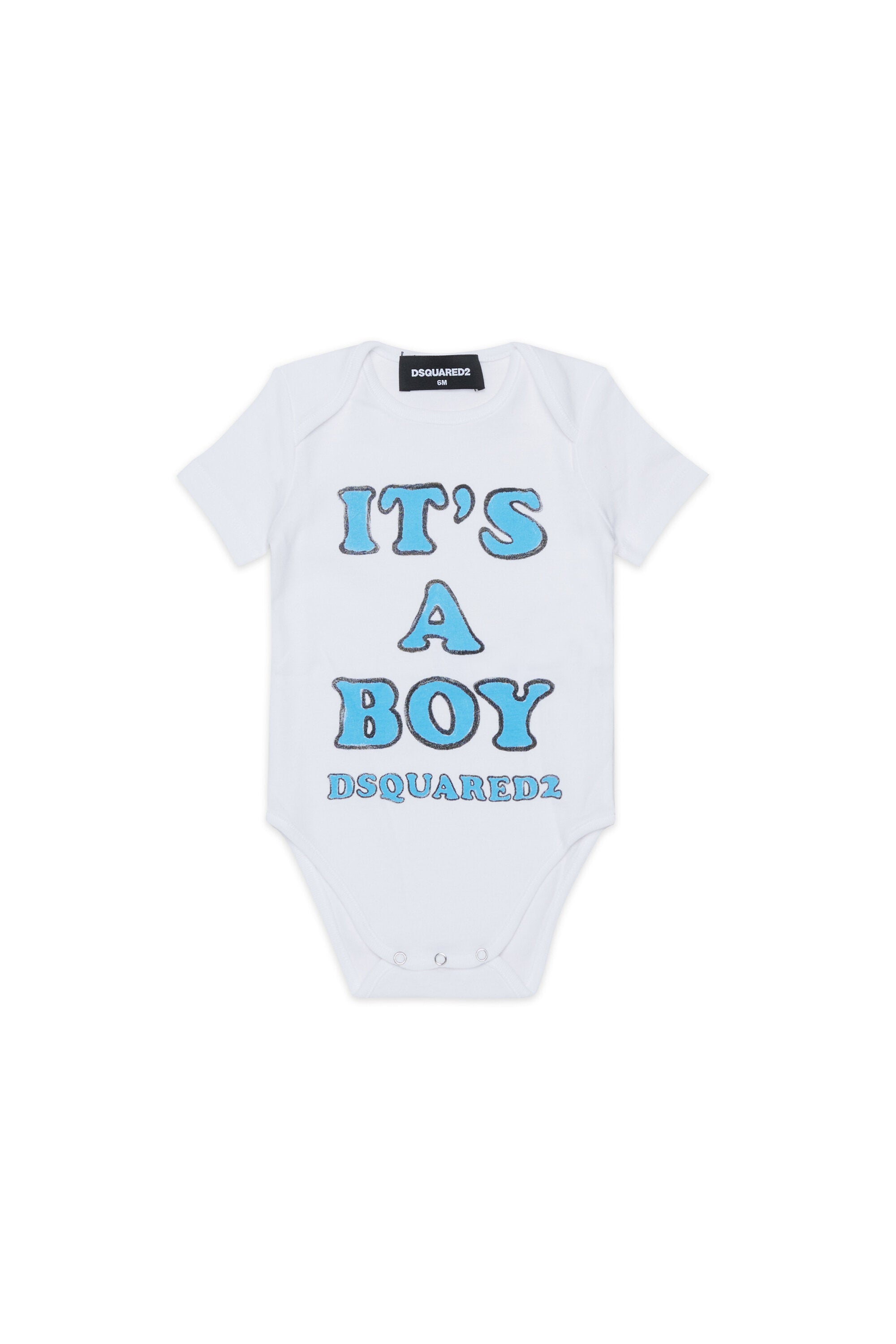 Short-sleeve bodysuit with logo