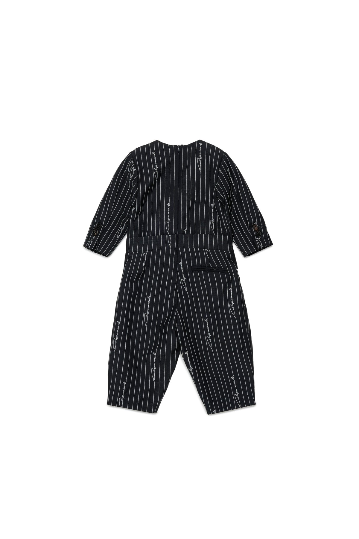 Pinstripe tracksuit with logo