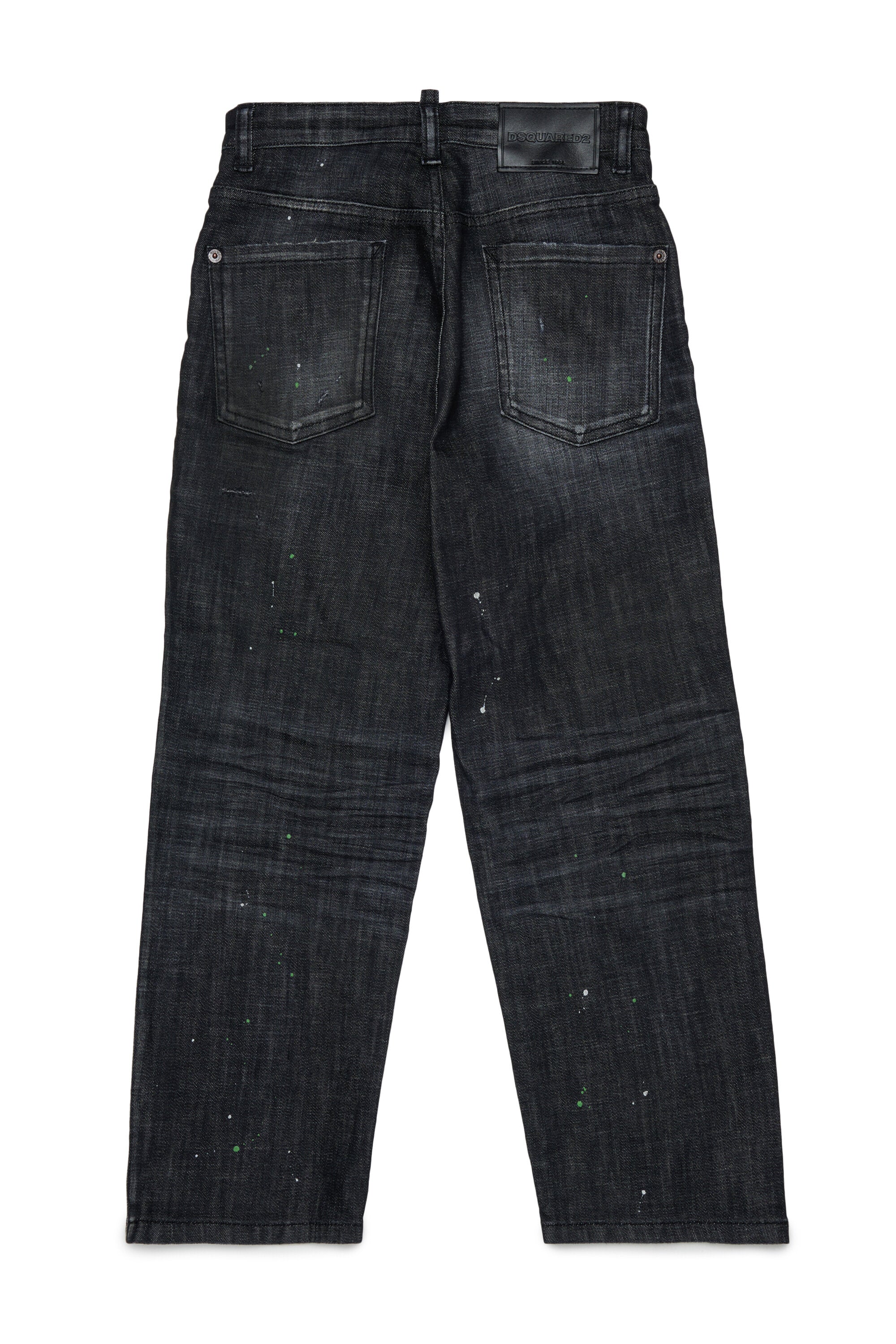 Relaxed fit jeans in black wash - Baggy