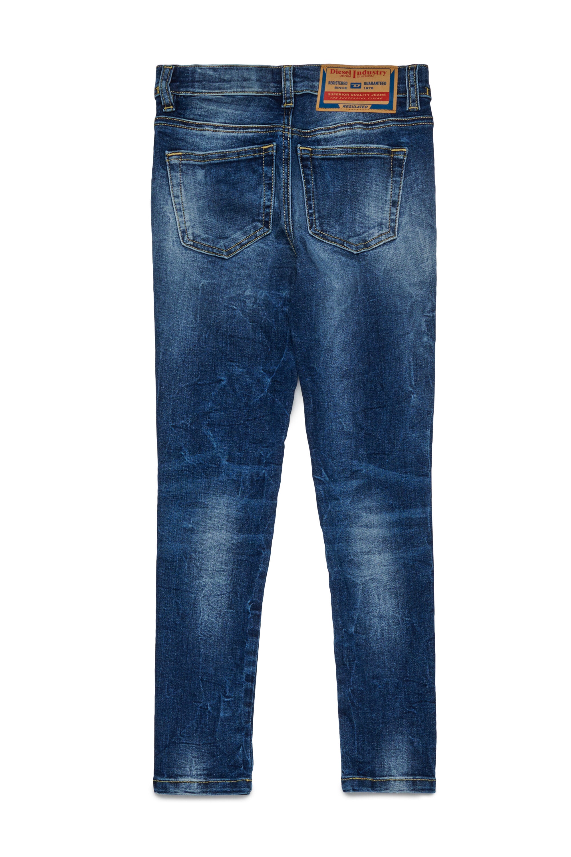 Shaded dark blue skinny jeans - 1979 Sleenker