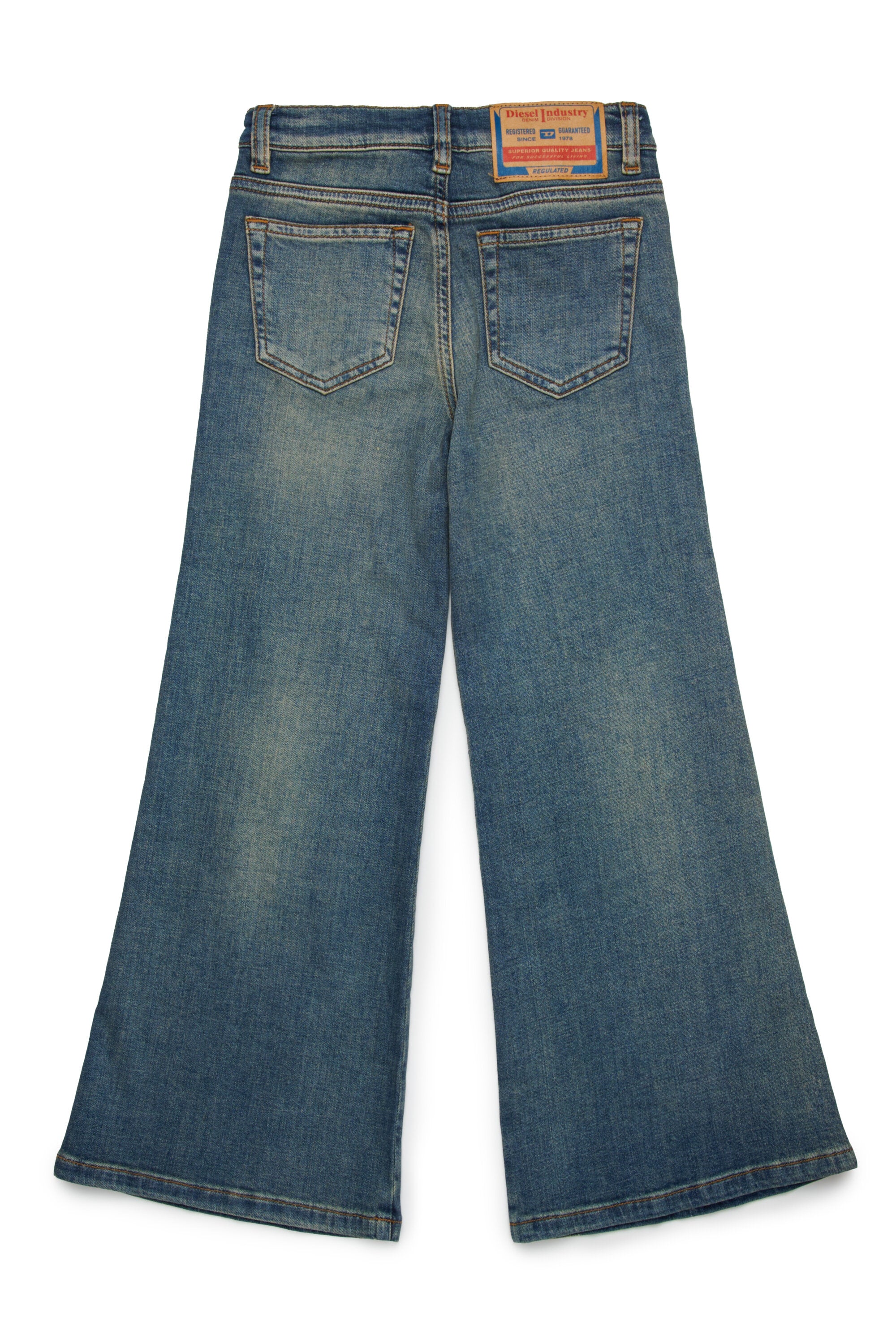 Used-effect flare jeans - 1978