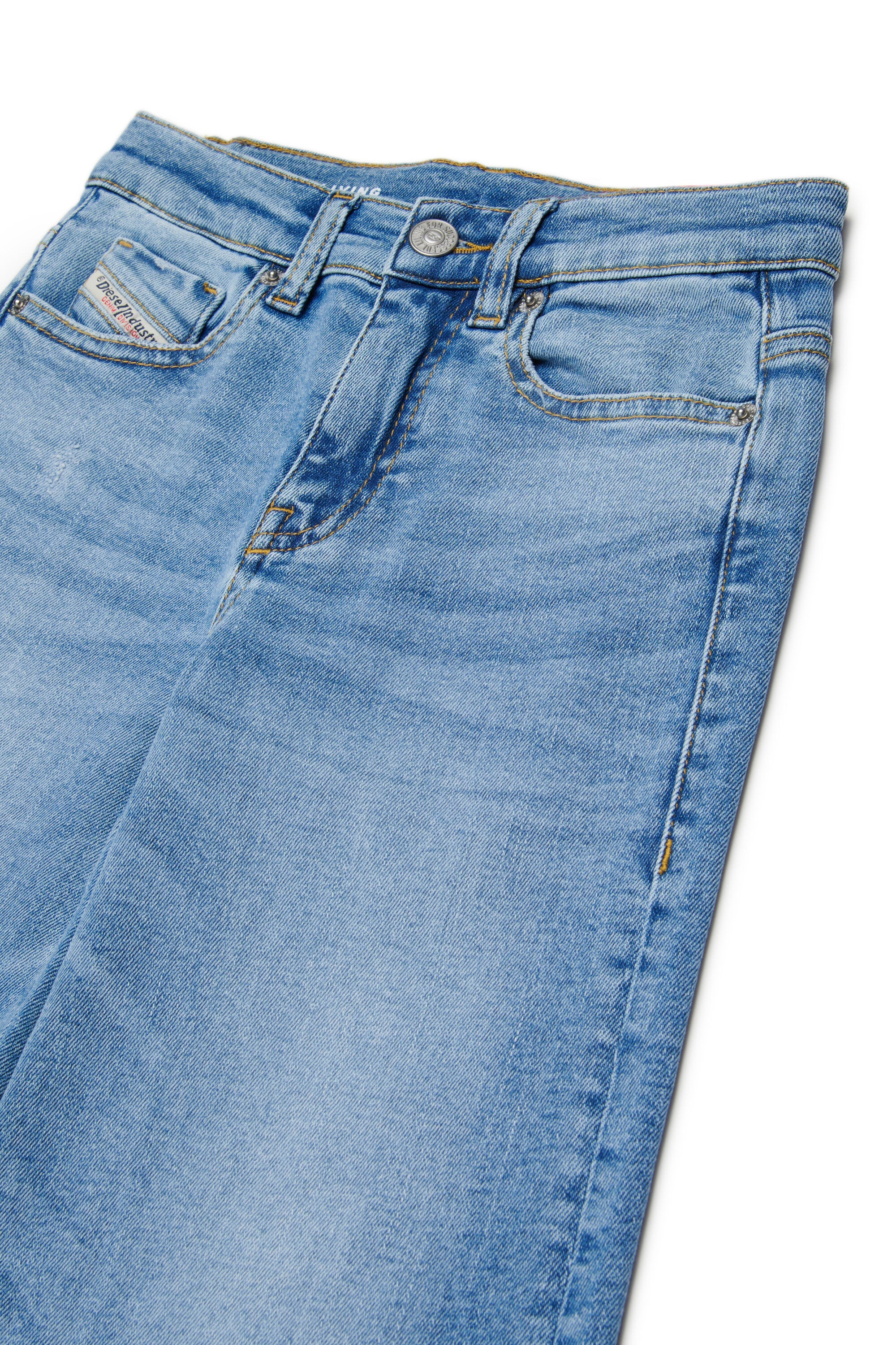 Flare fit jeans in light blue wash -1978