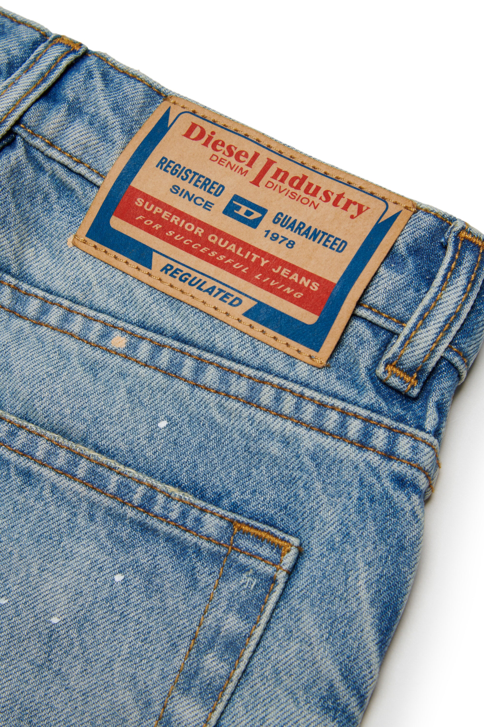 Light blue wash regular fit jeans - D-Lucas