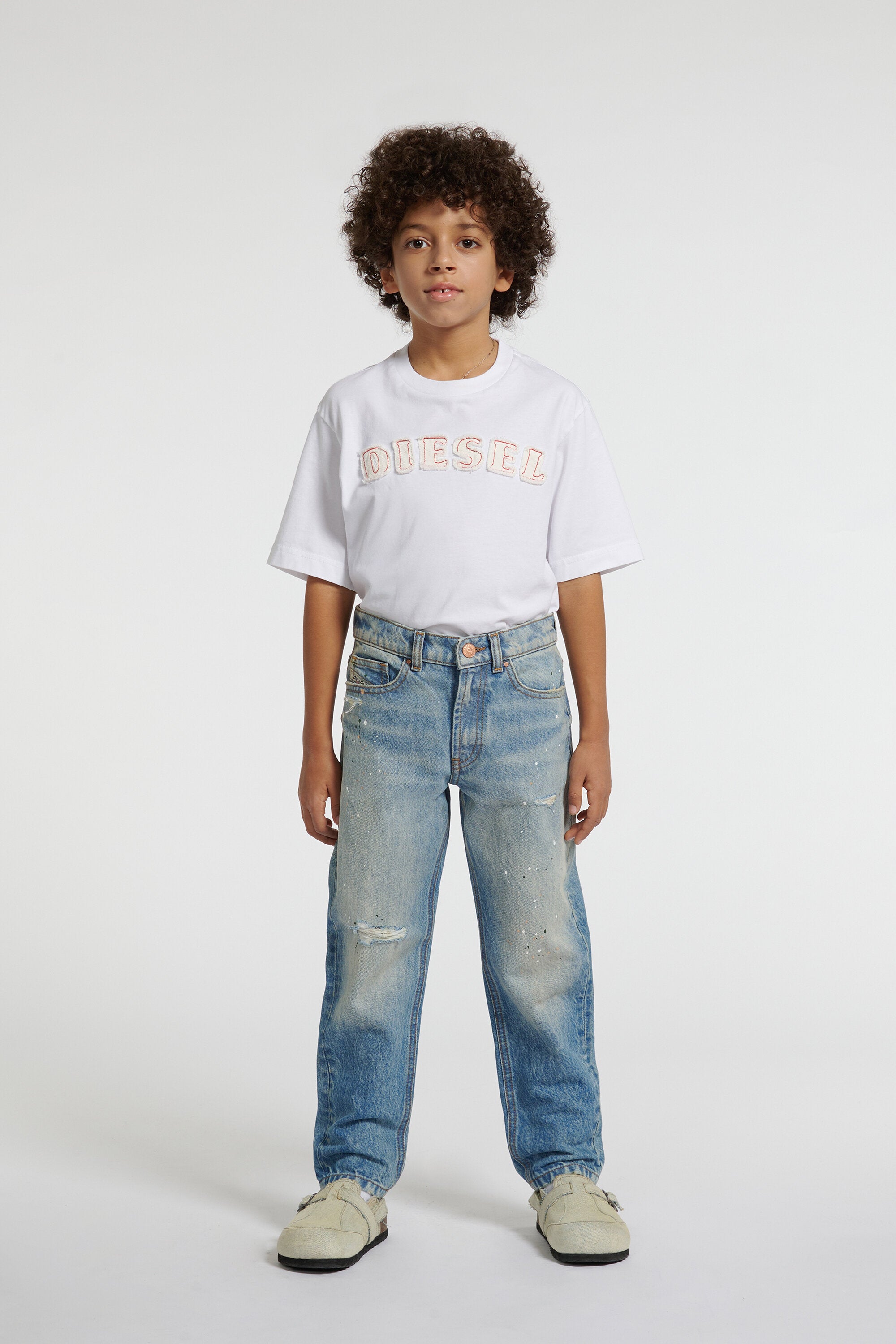 Light blue wash regular fit jeans - D-Lucas