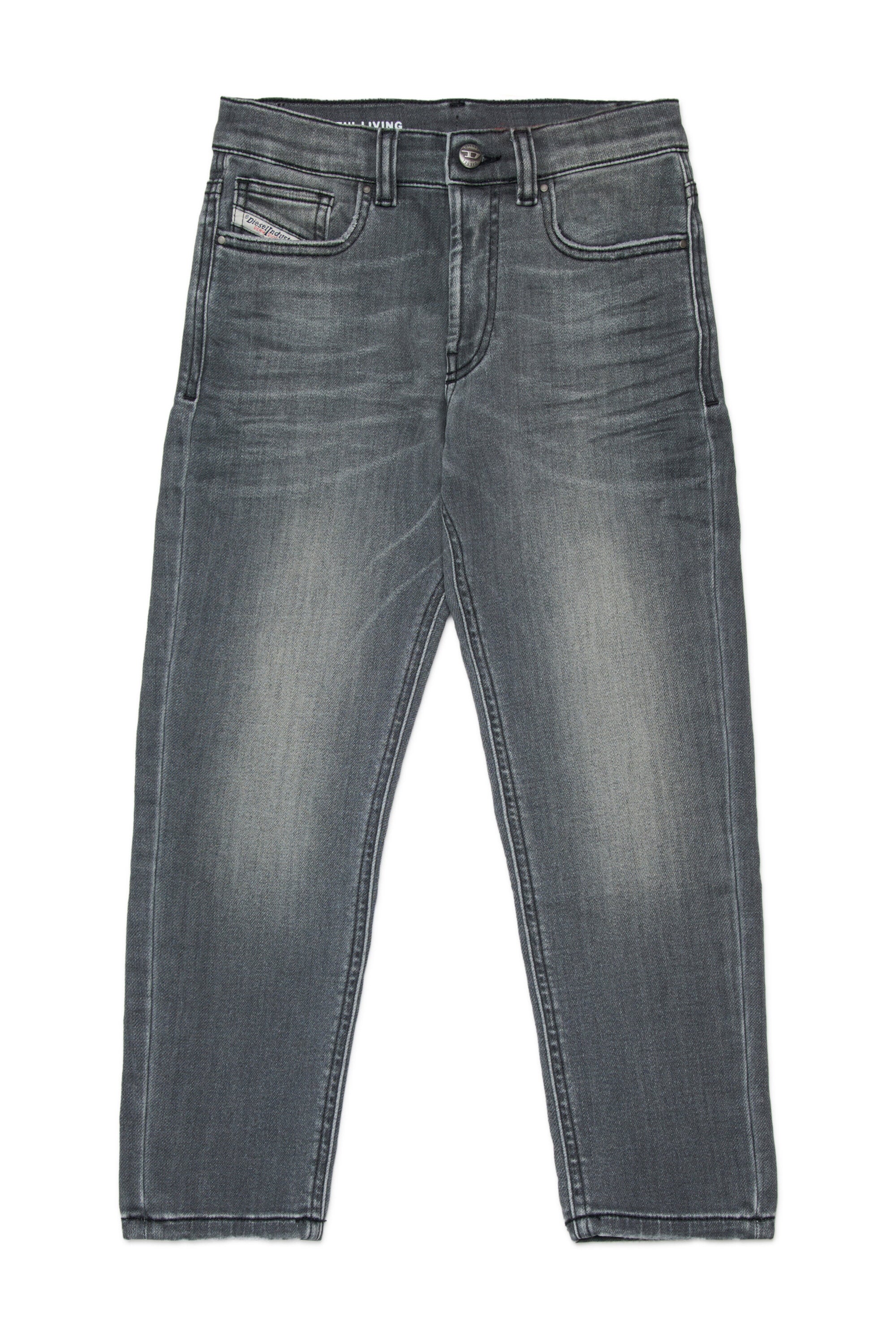 ジョグジーンズ® レギュラーフィット グレーウォッシュ - D-Lucas