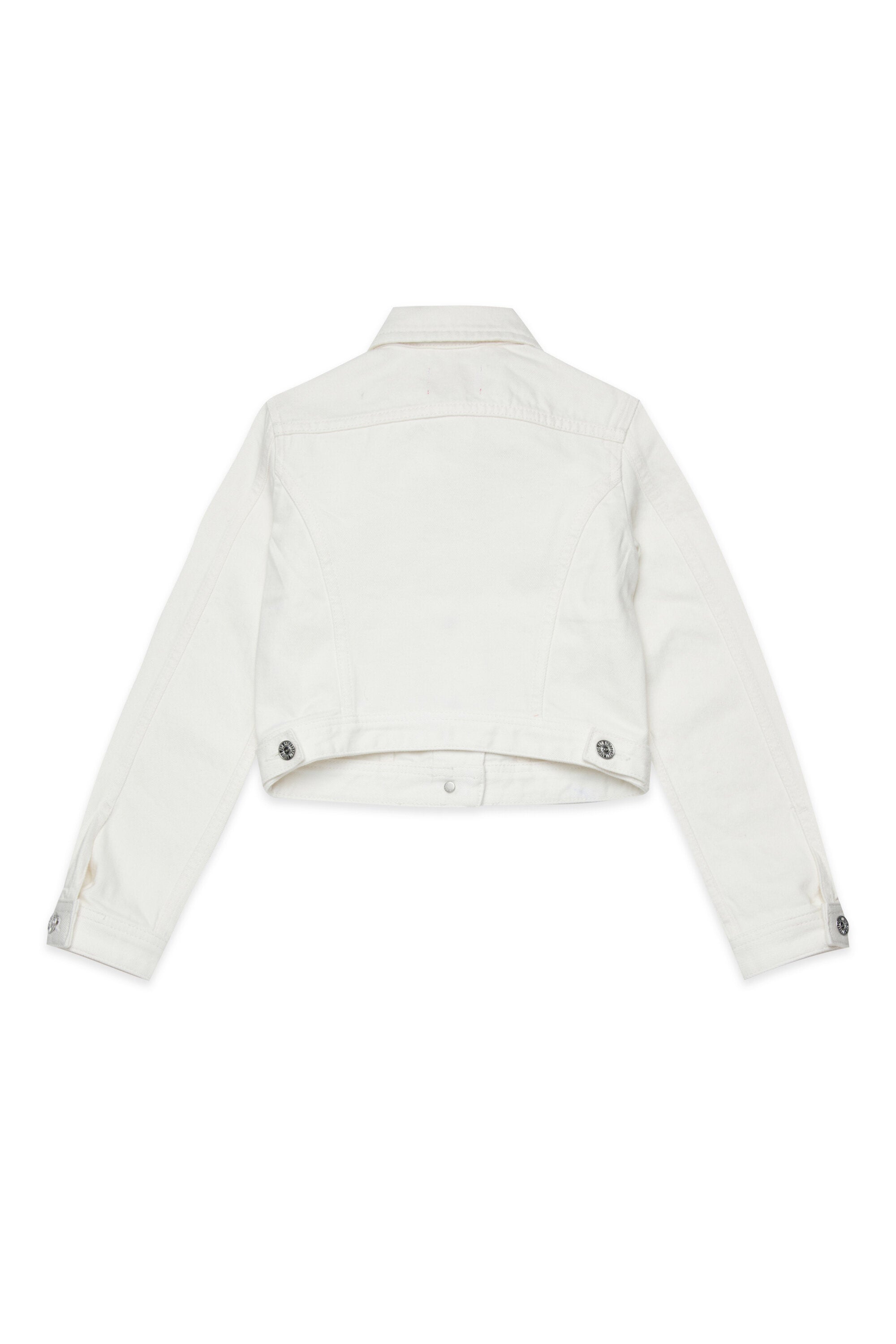 Denim jacket with allover micro studs