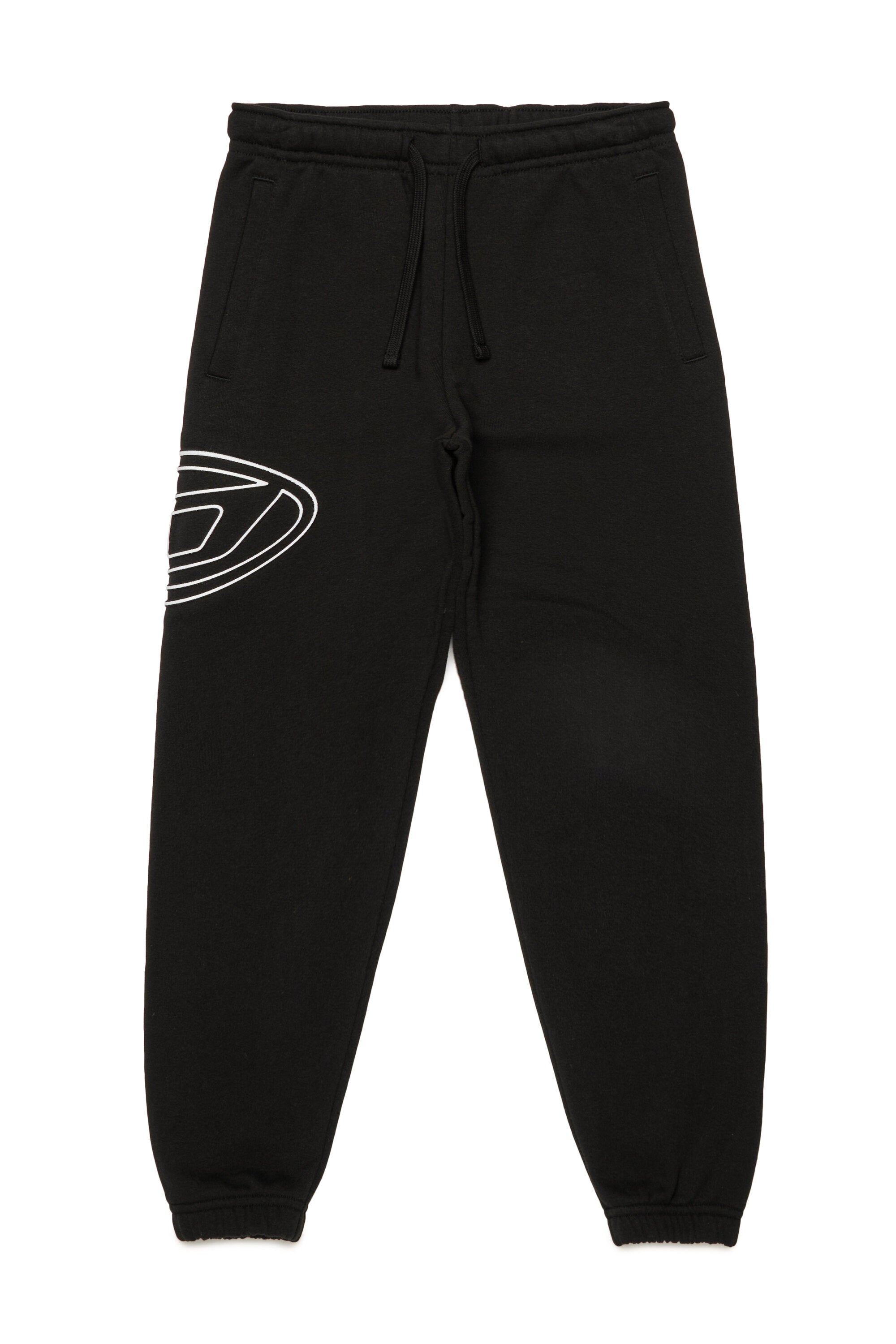 Fleece jogger pants with Oval D logo
