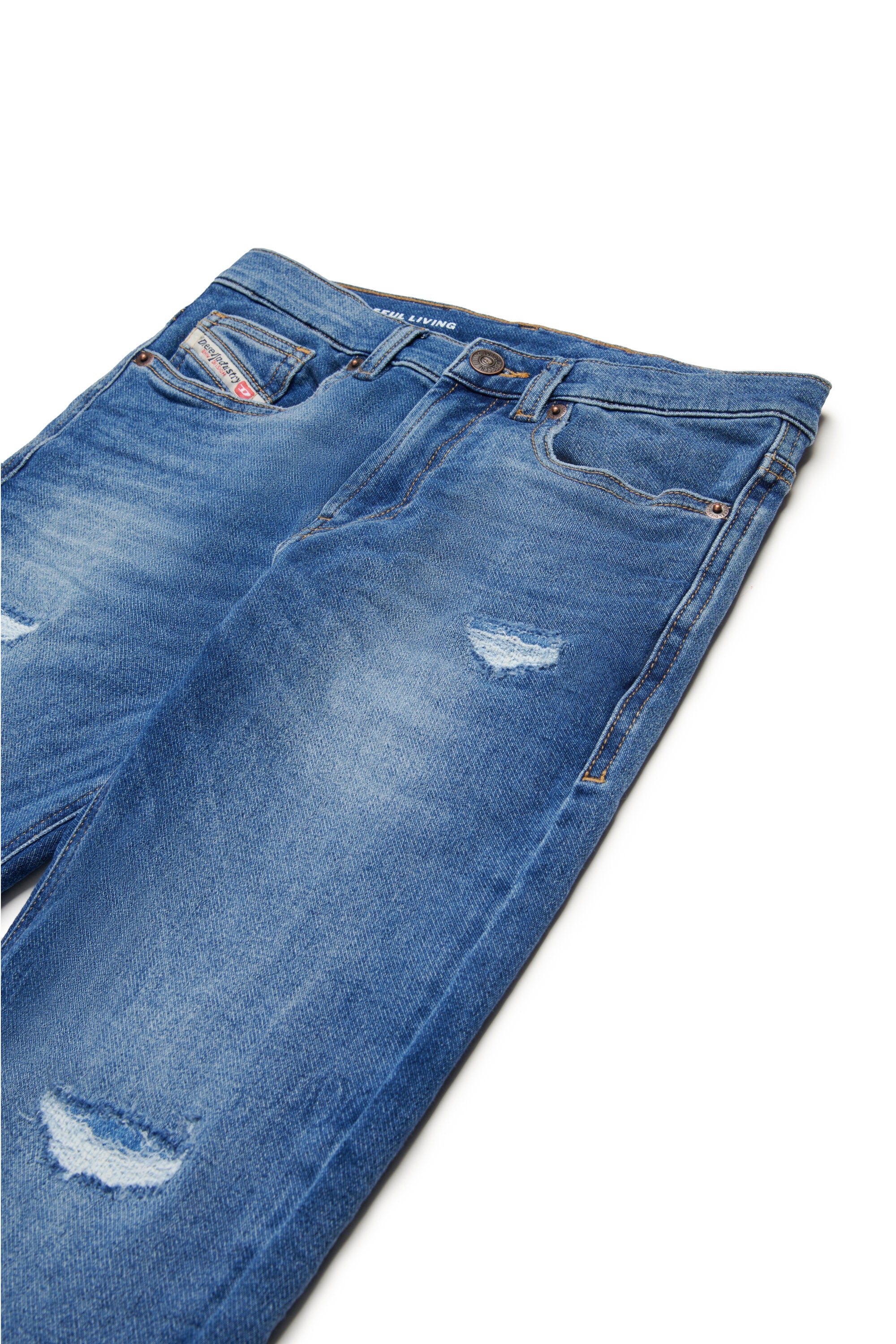 JoggJeans® straight medium blue with rips - 2010