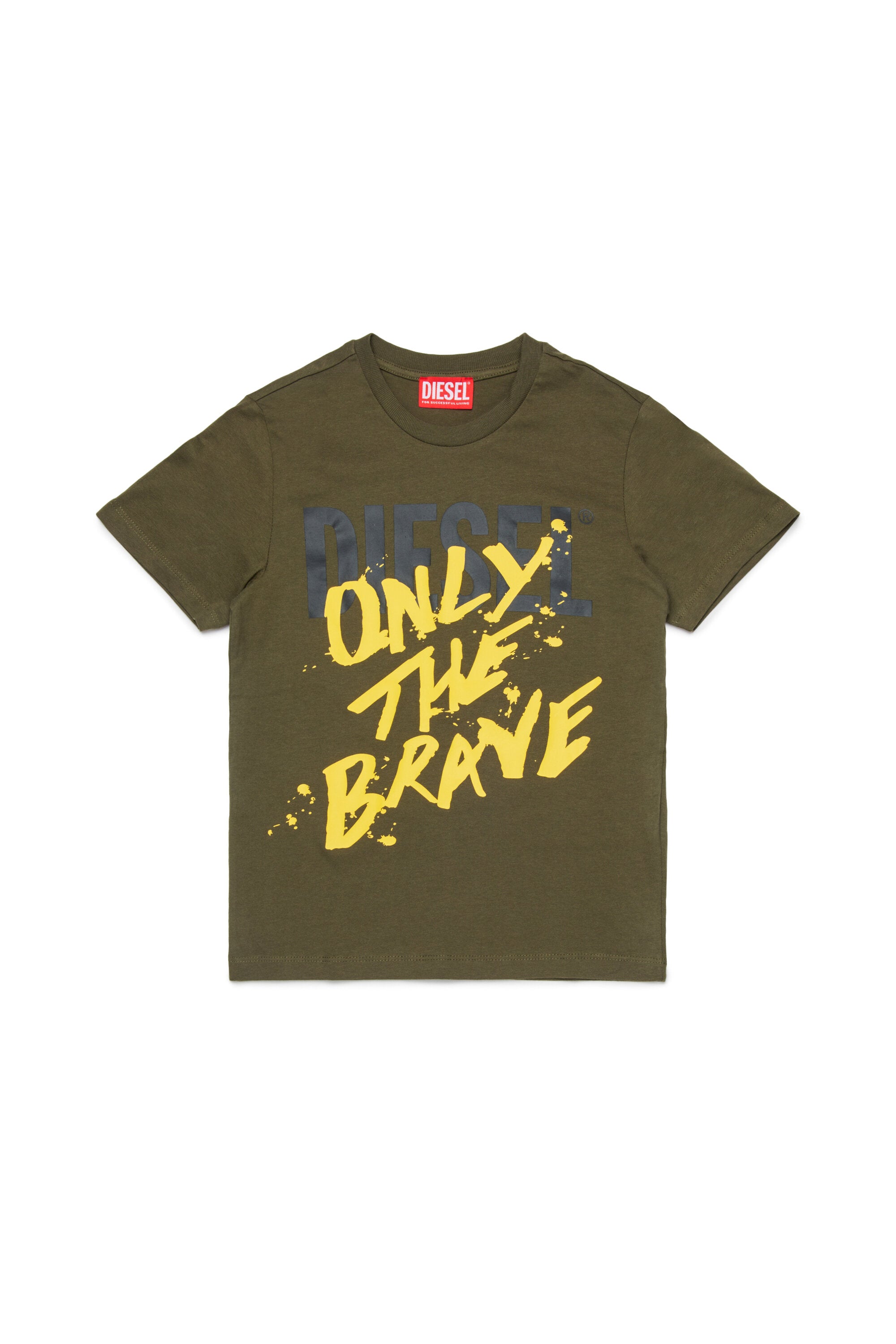ディーゼル Only the Brave ロゴ入りジャージー T シャツ