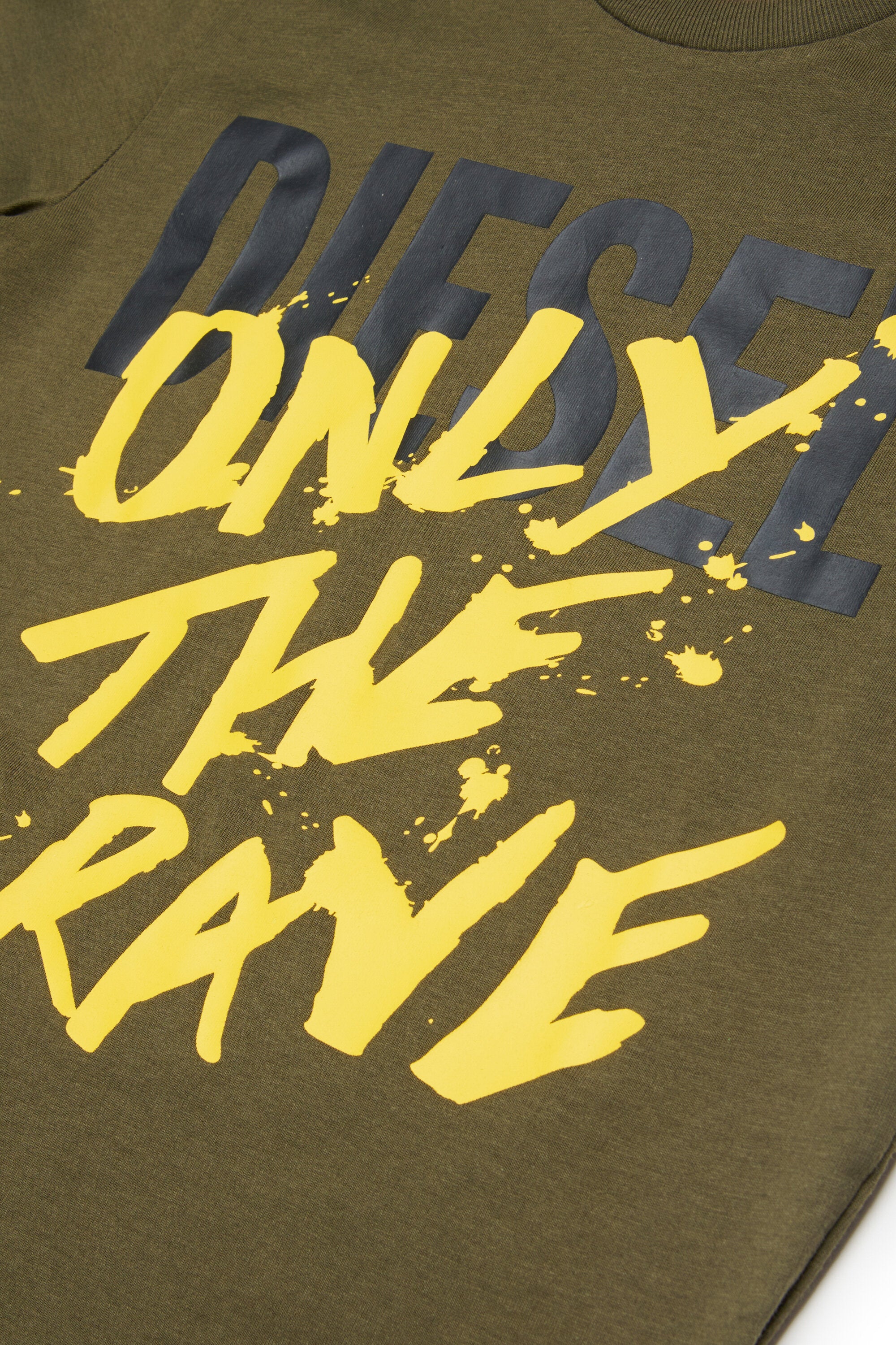 ディーゼル Only the Brave ロゴ入りジャージー T シャツ