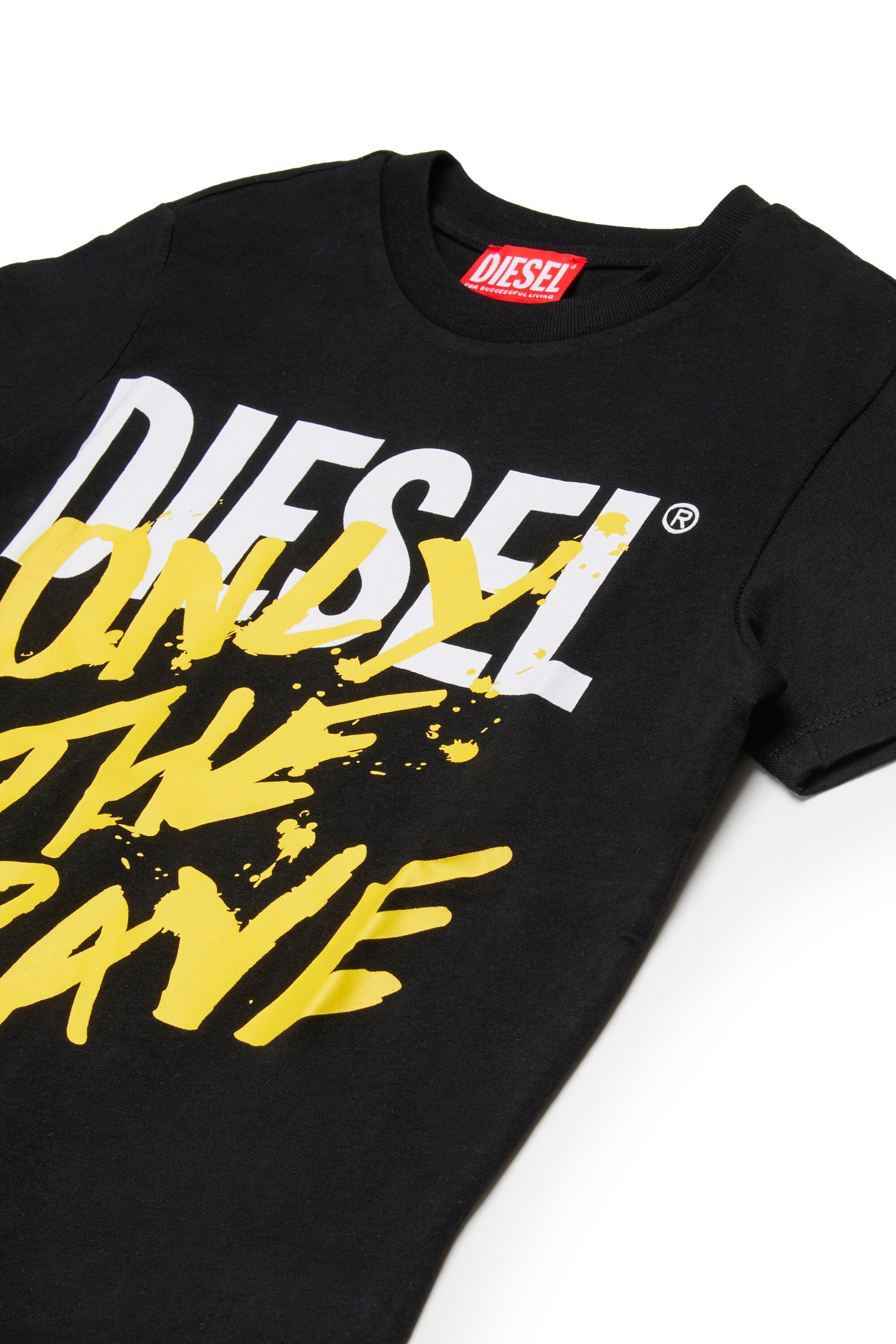 Jersey T-shirt with Diesel Only the Brave logo