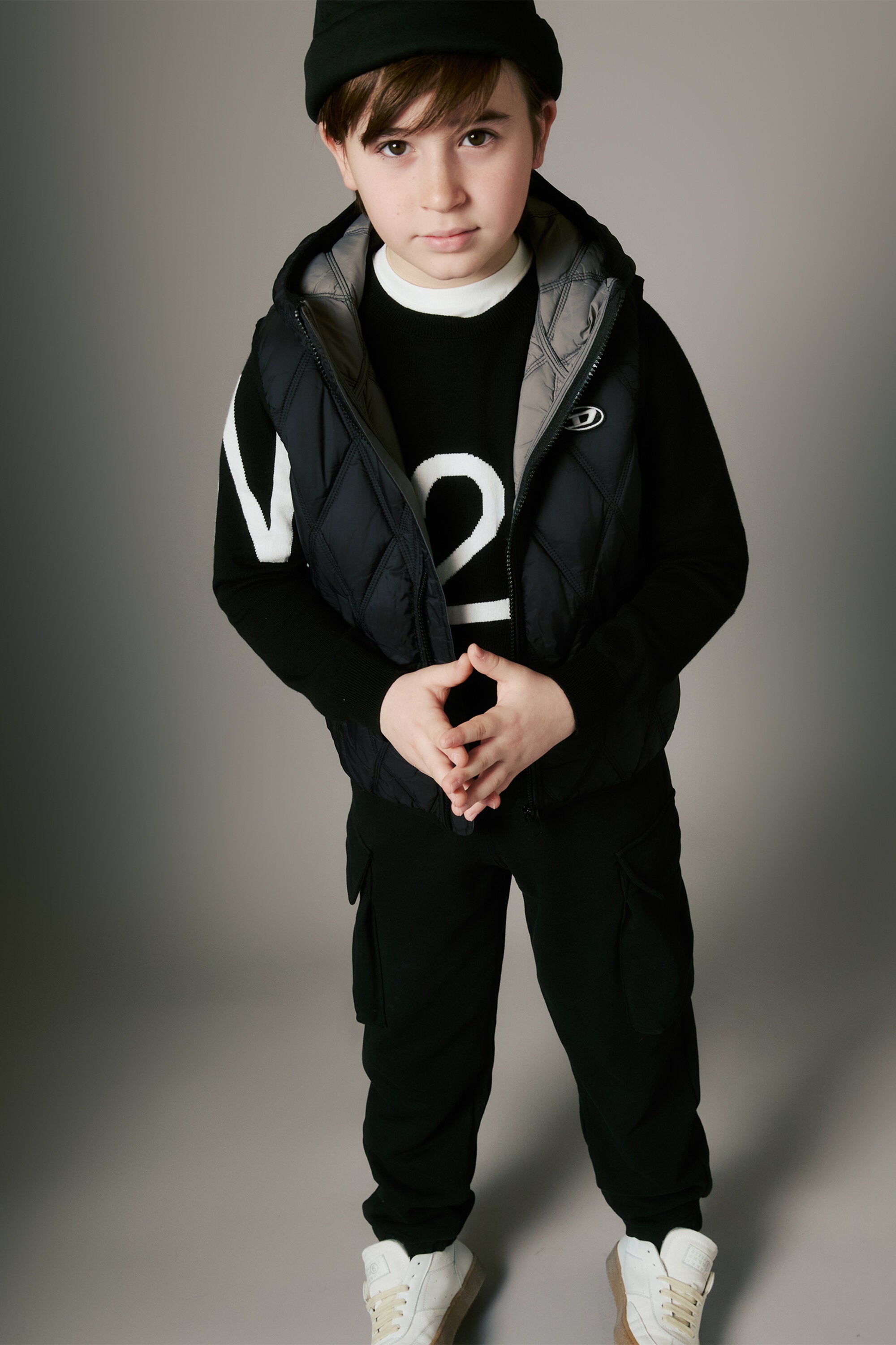 Diamondキルティング軽量ベスト