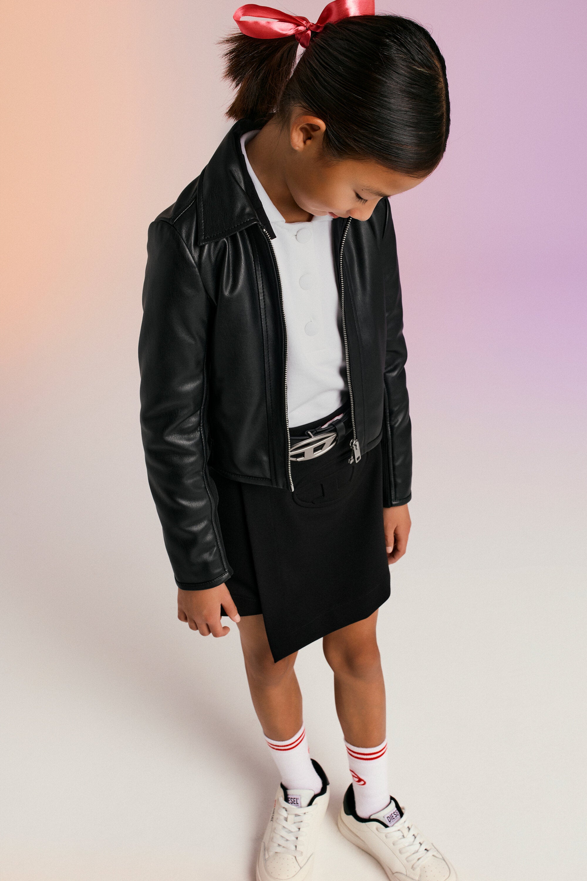 Glossy coated fabric jacket