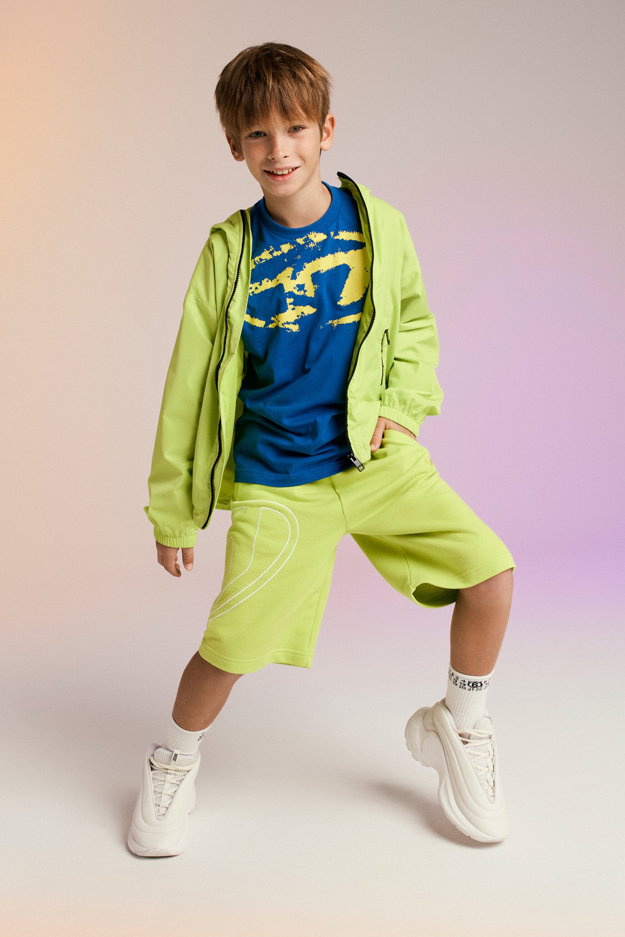 ユーズド加工 Oval DロゴTシャツ