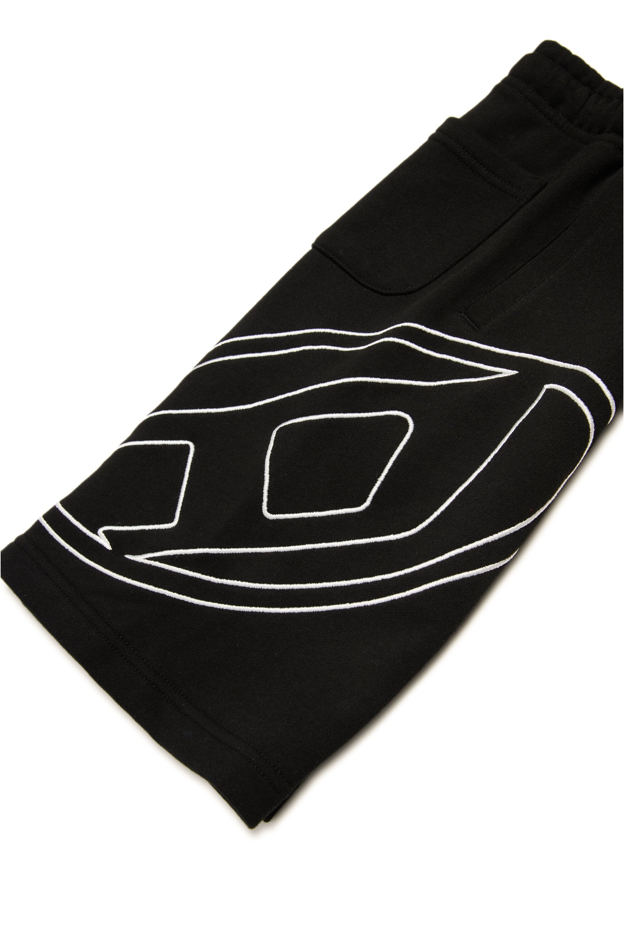 マキシOval Dロゴ入りフリースショーツ