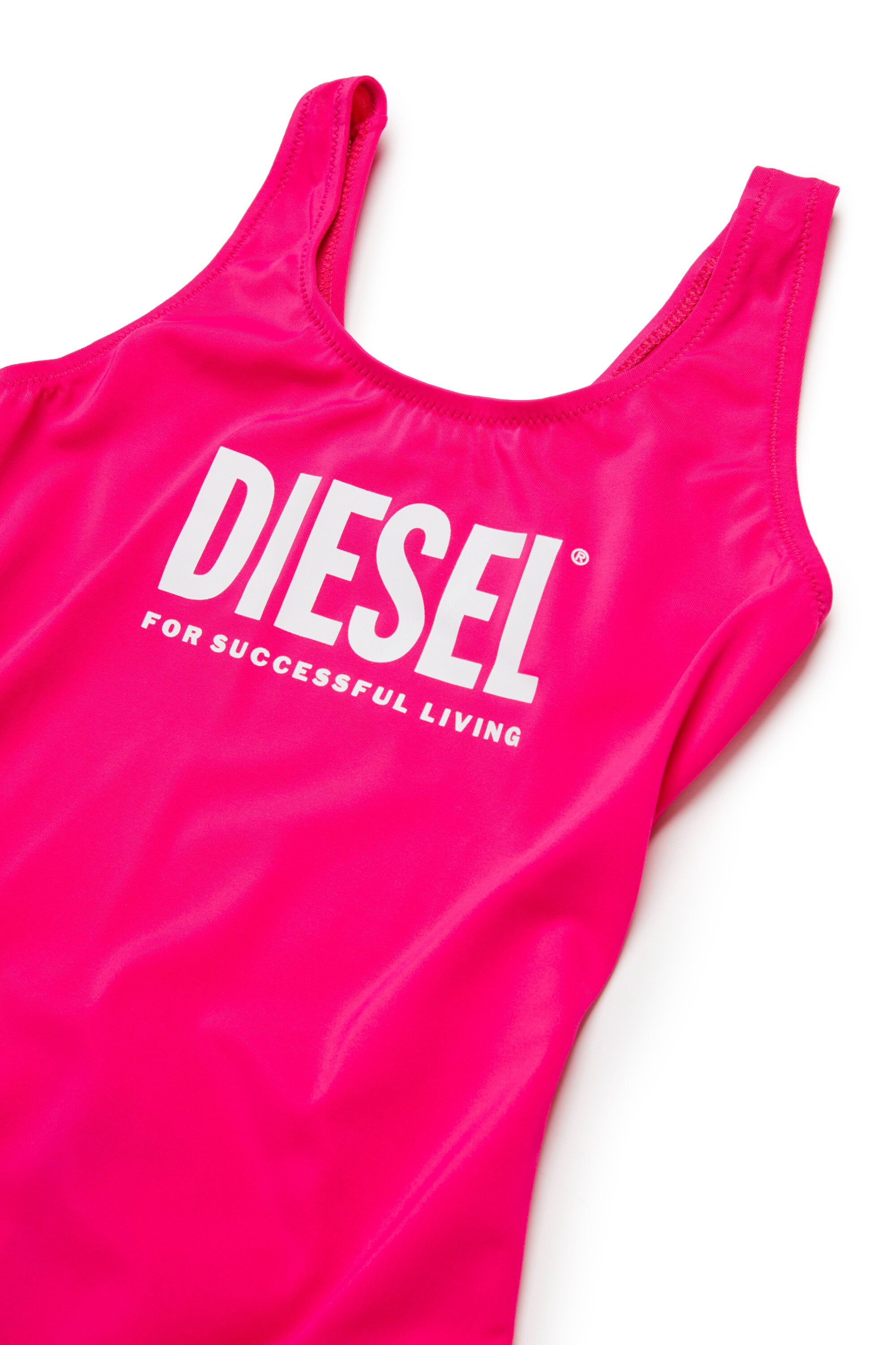 インスティテューショナル ロゴ入りワンピース水着