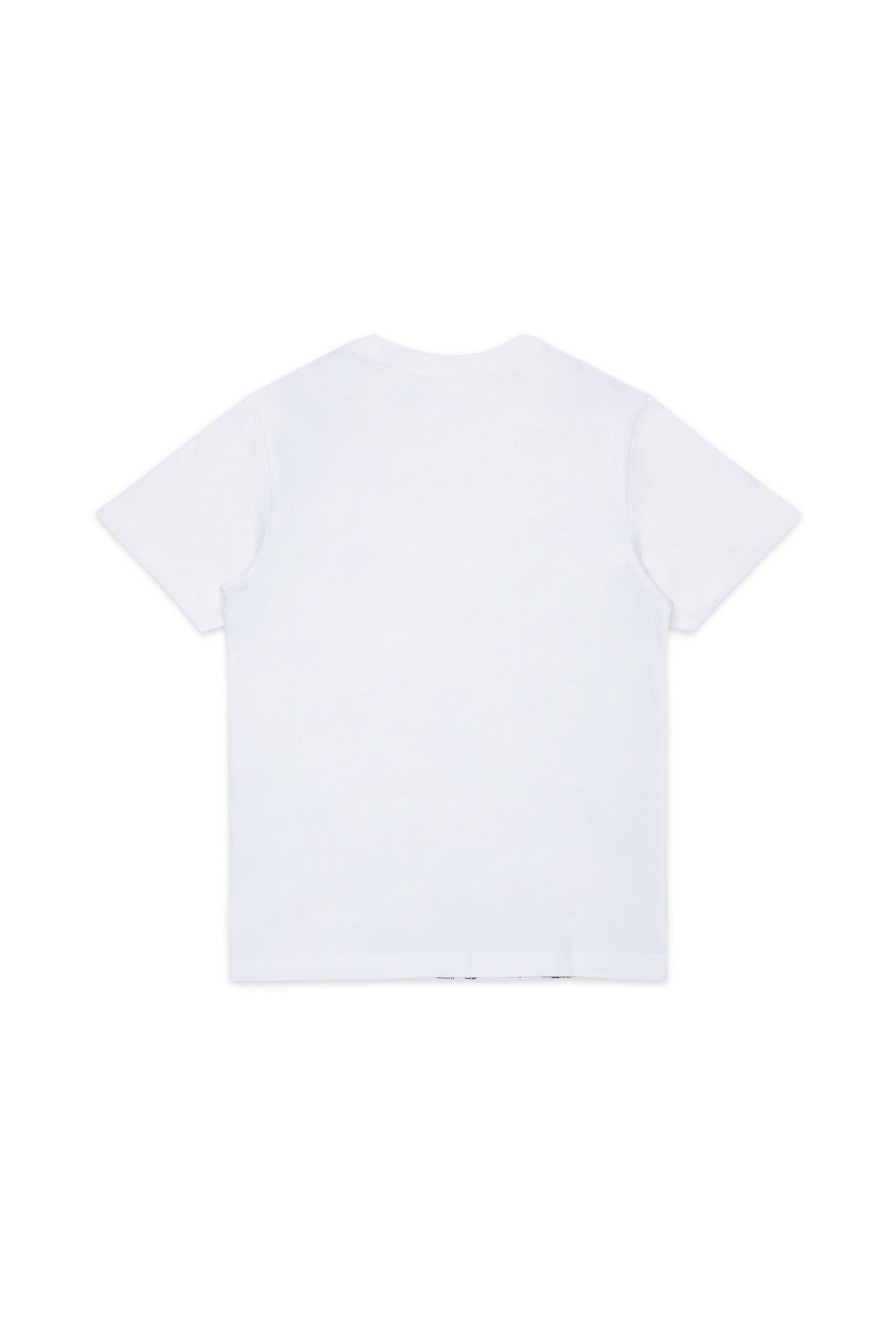 ディーゼルのマキシロゴ入りジャージーTシャツ