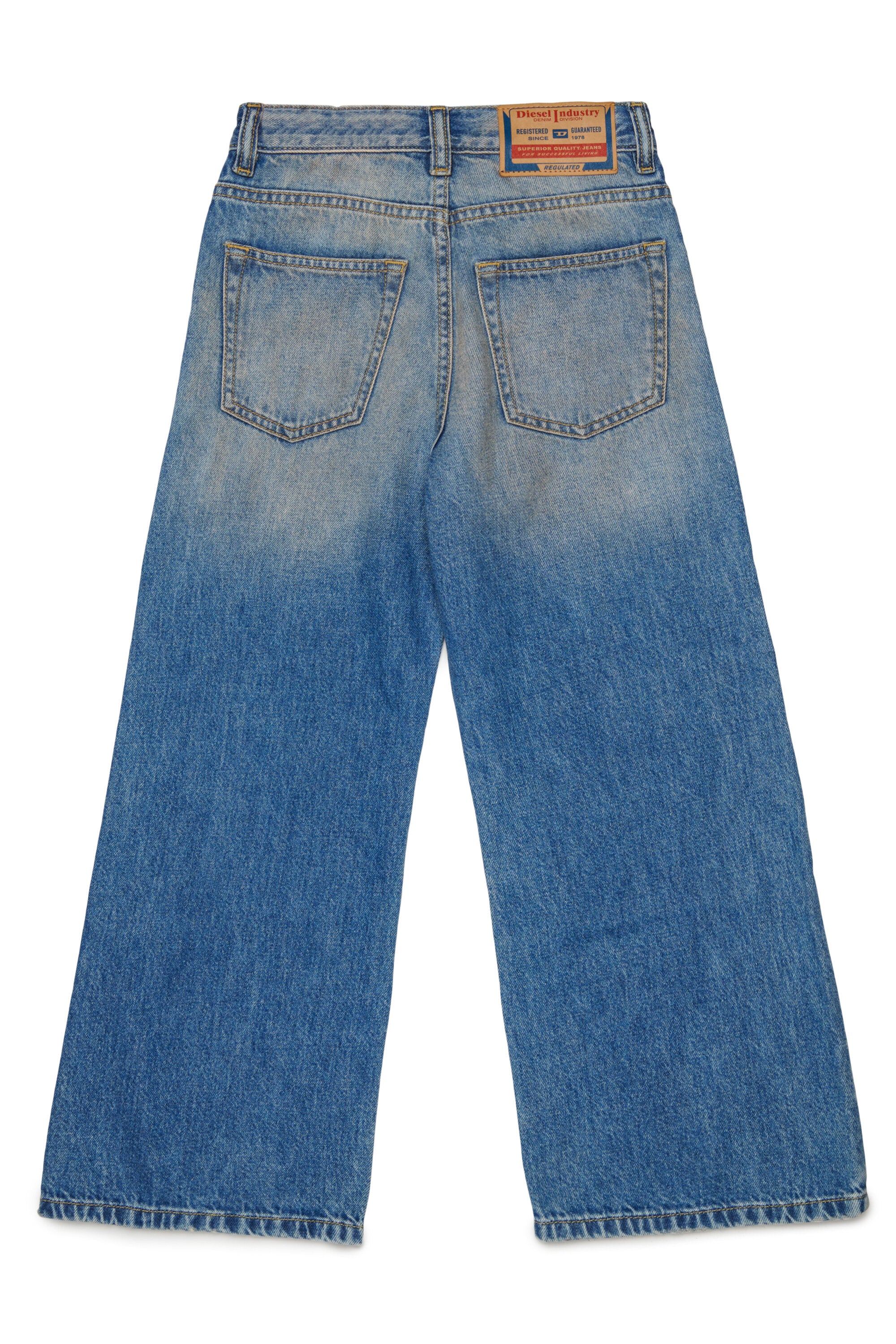 Relaxed fit jeans in light blue wash - D-Argjx