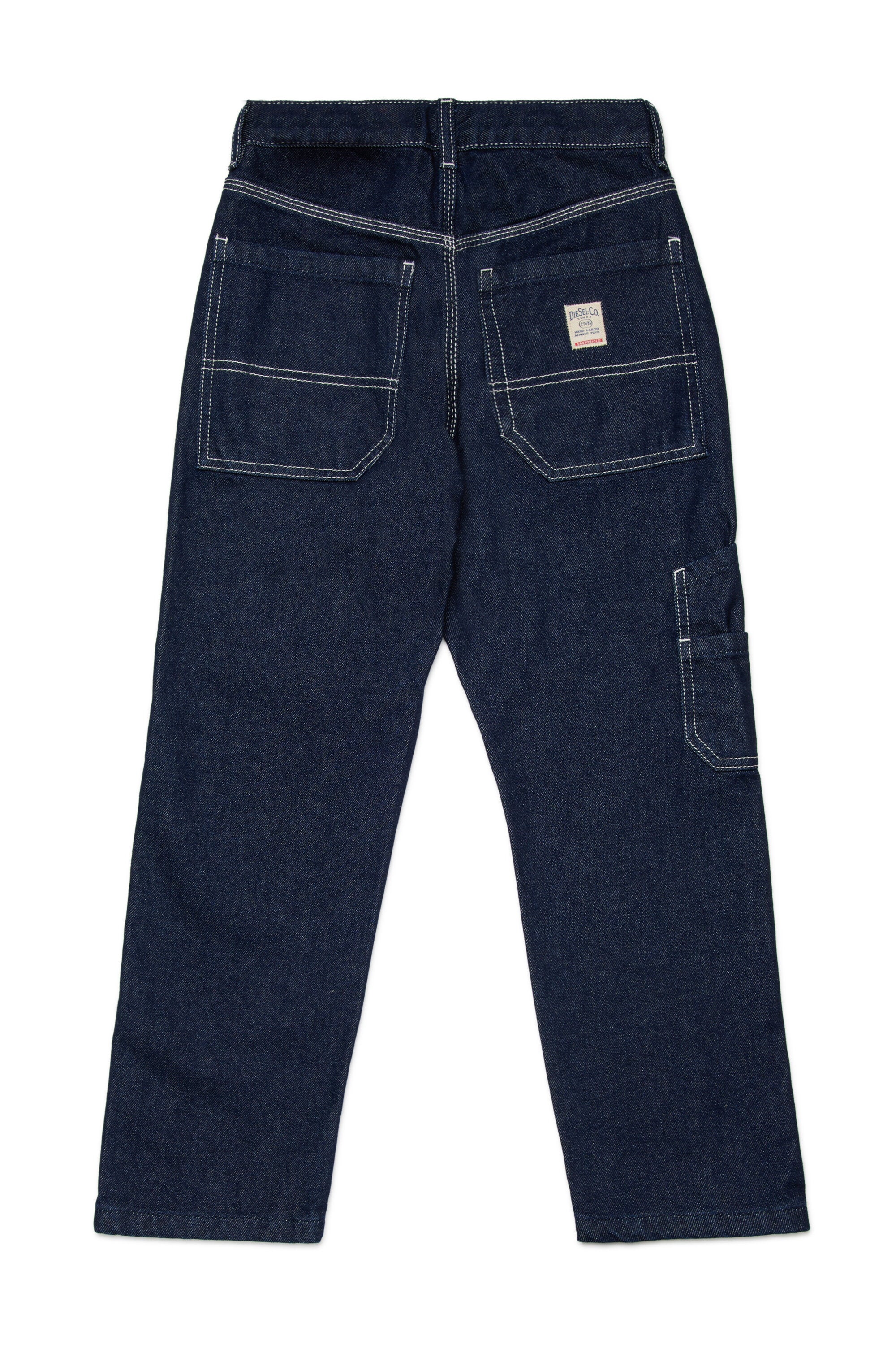 Dark blue regular fit jeans - D-Berr