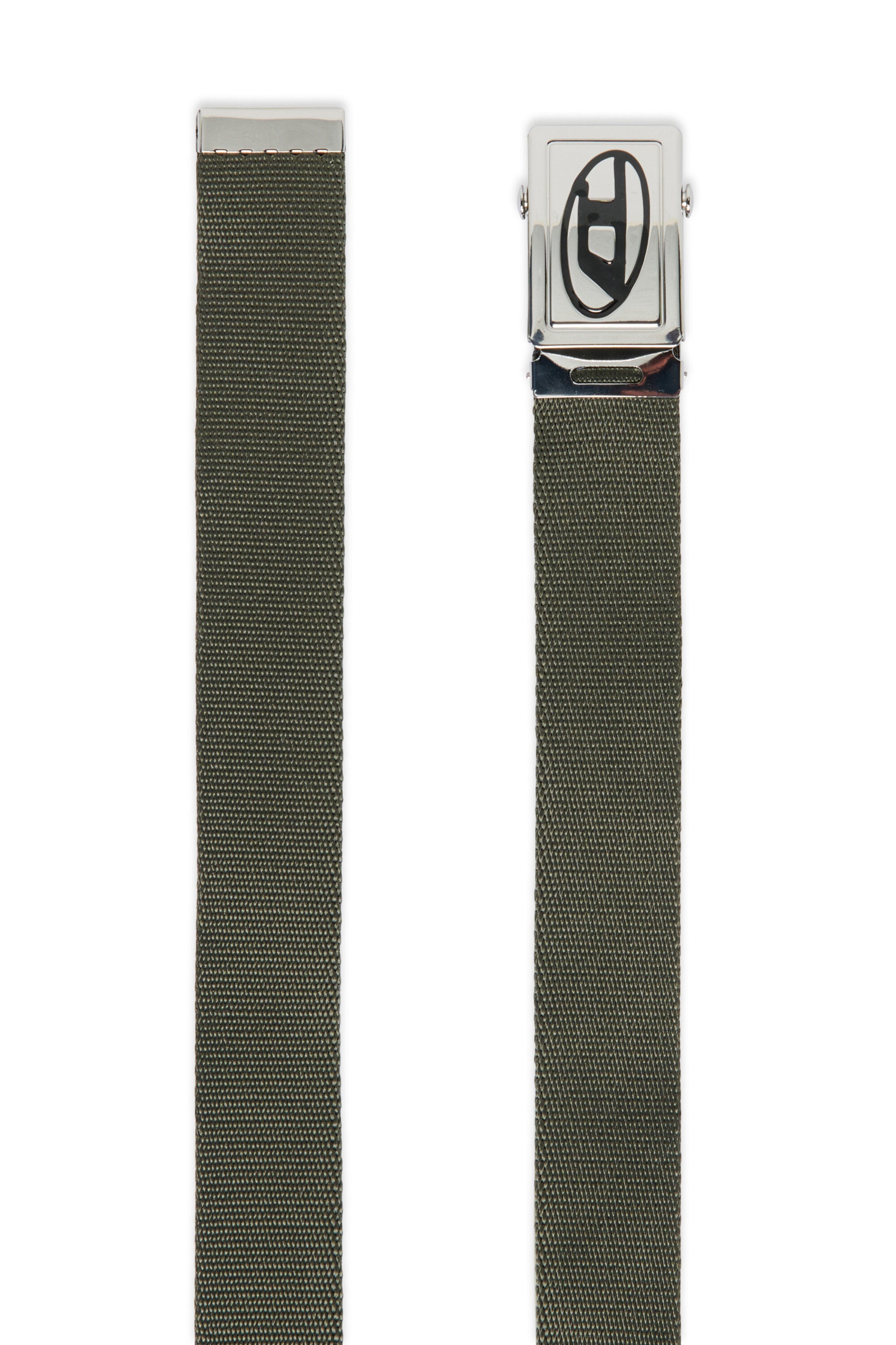 Oval D branded canvas belt