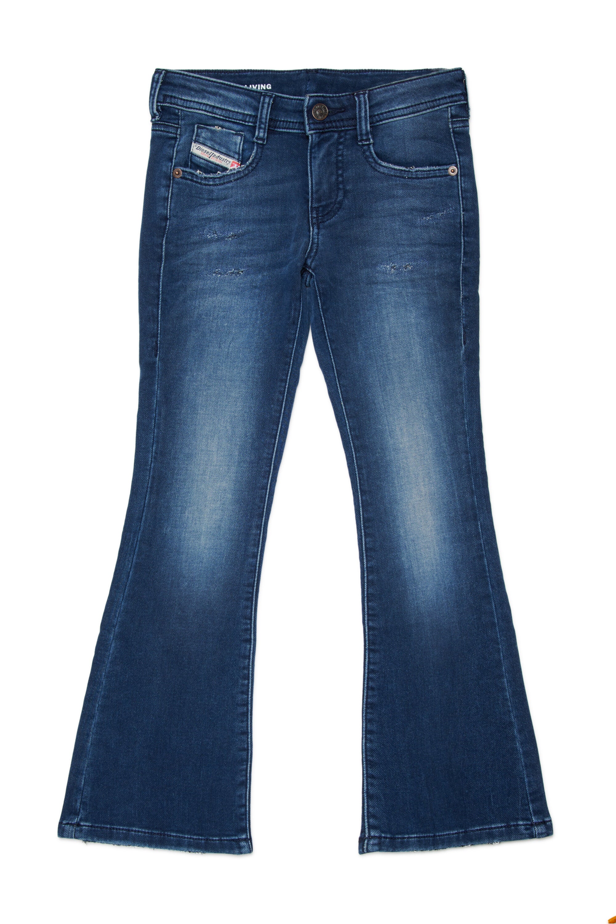 ミディアムブルーのJoggJeans®ブーツカット