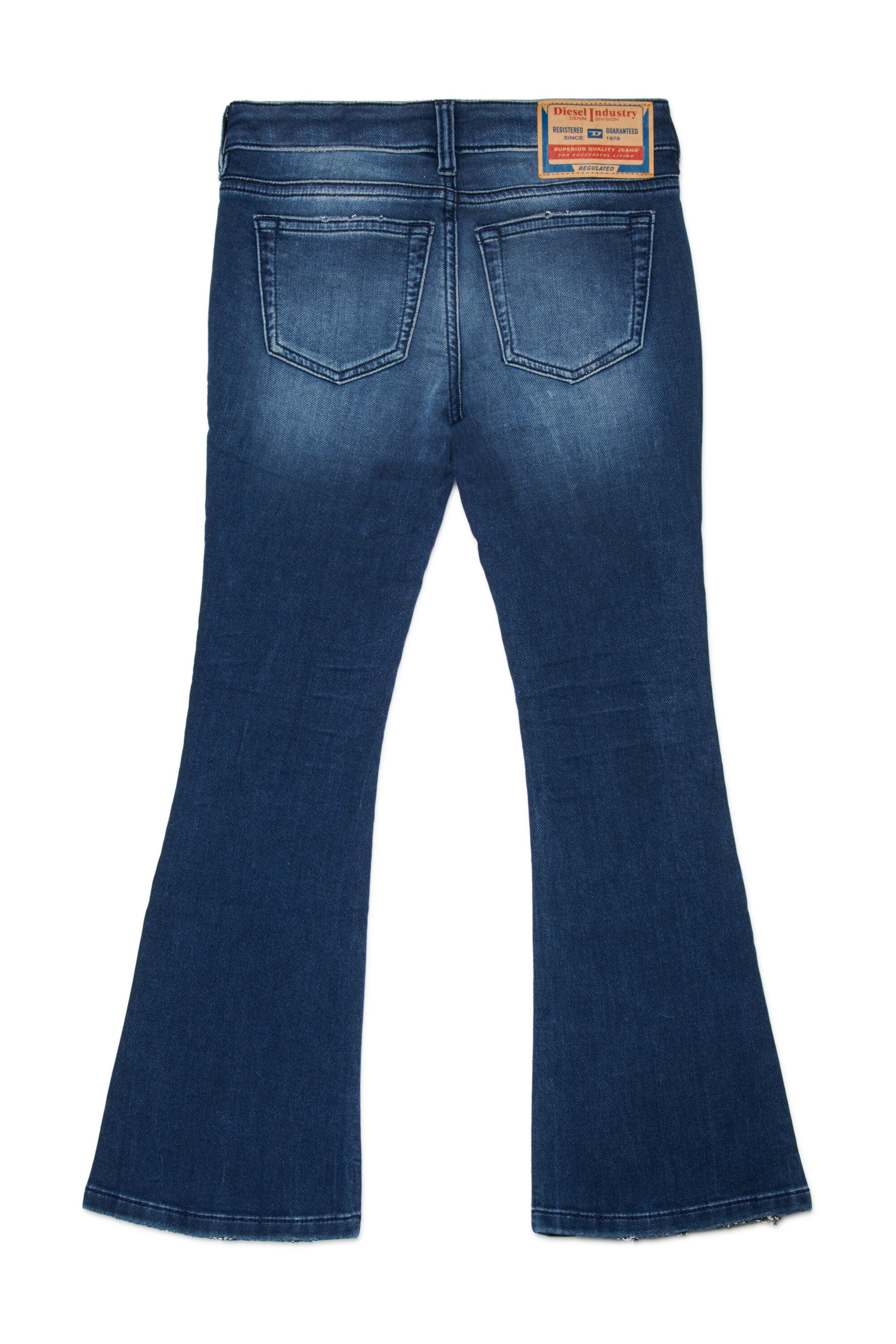 ミディアムブルーのJoggJeans®ブーツカット