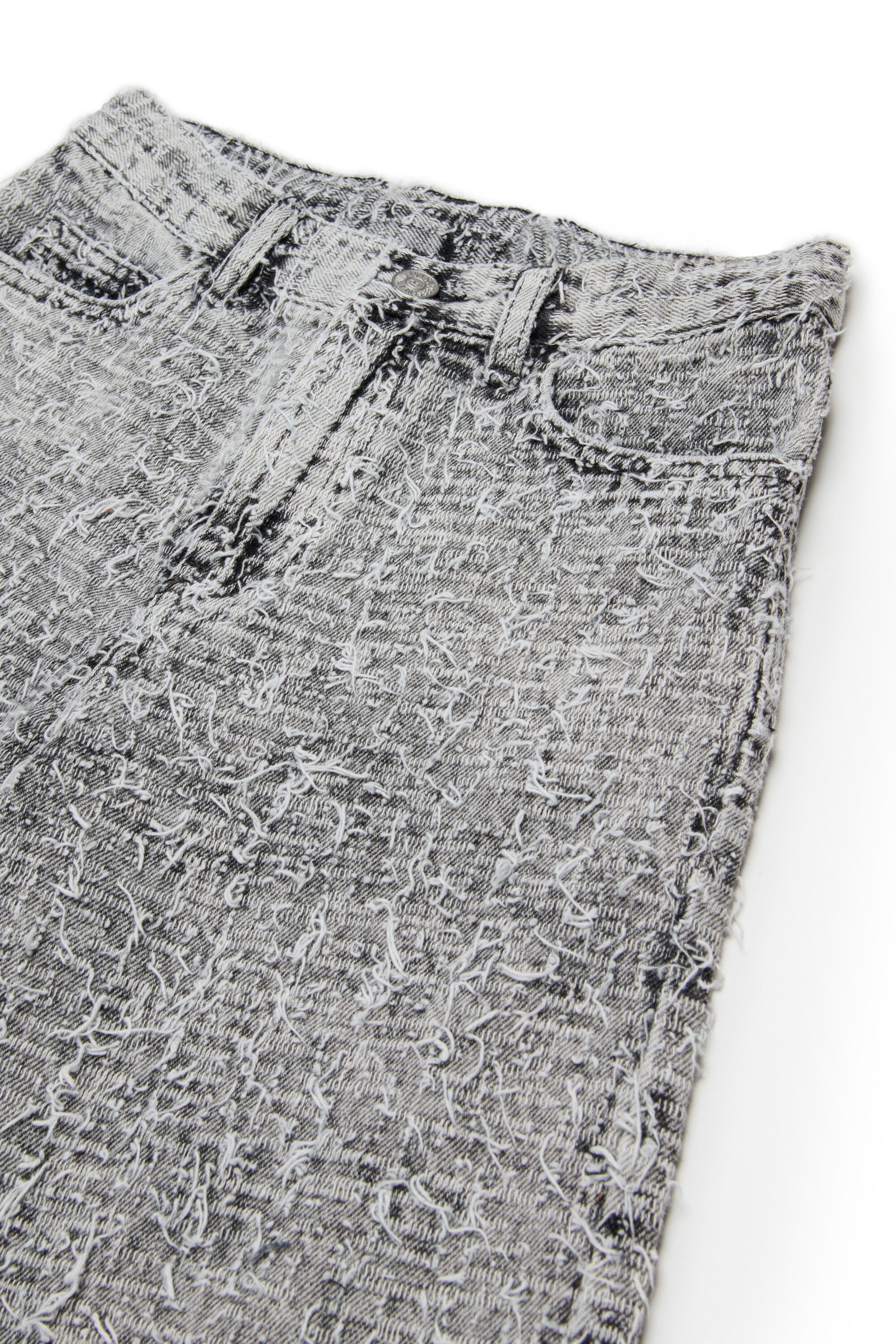 ヴィンテージ風デニムショートパンツ