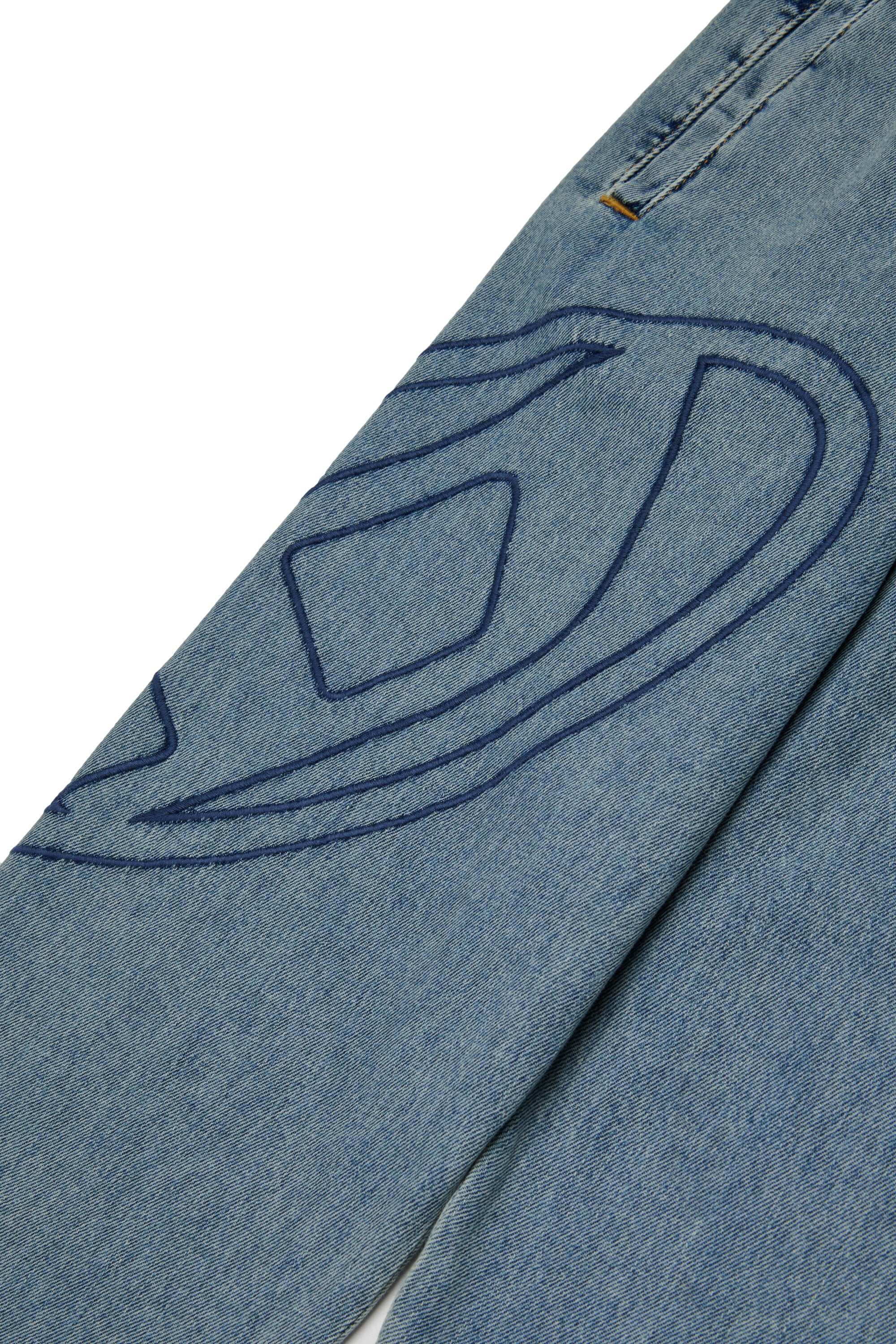 マーブル模様のスリムジーンズ - Plabby