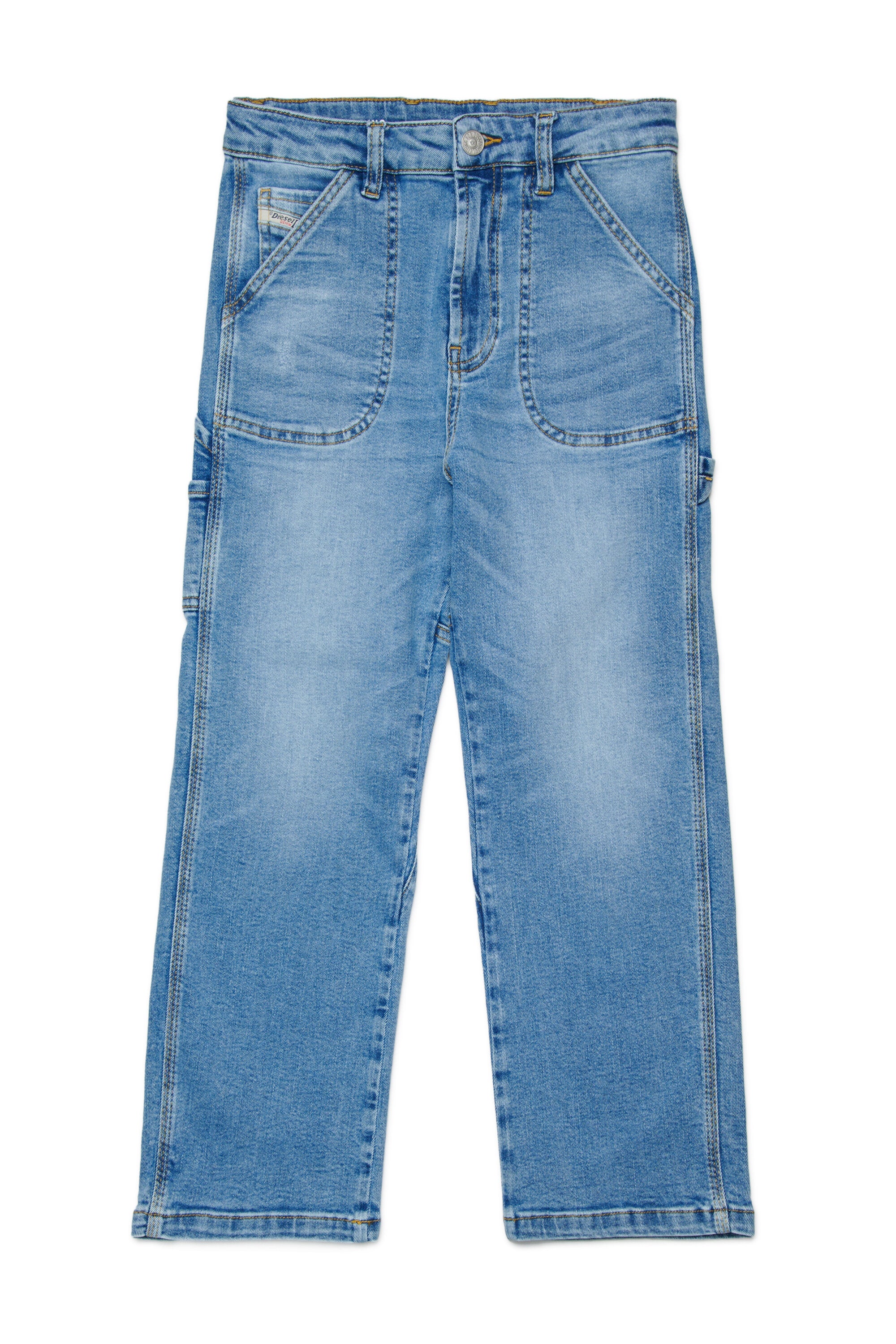 Relaxed fit jeans in light blue wash - D-Bart