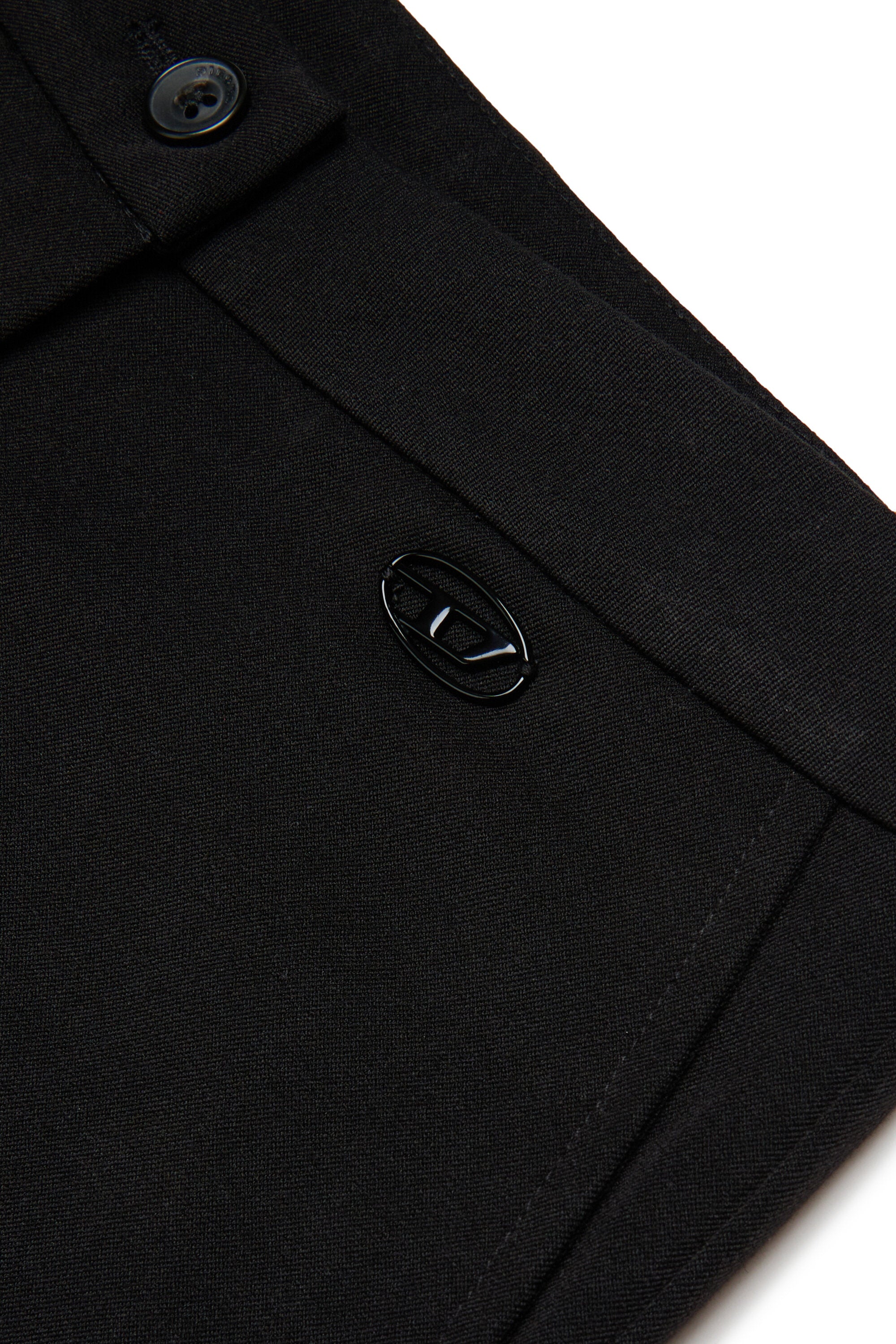 フロントパネル付きフォーマルパンツ