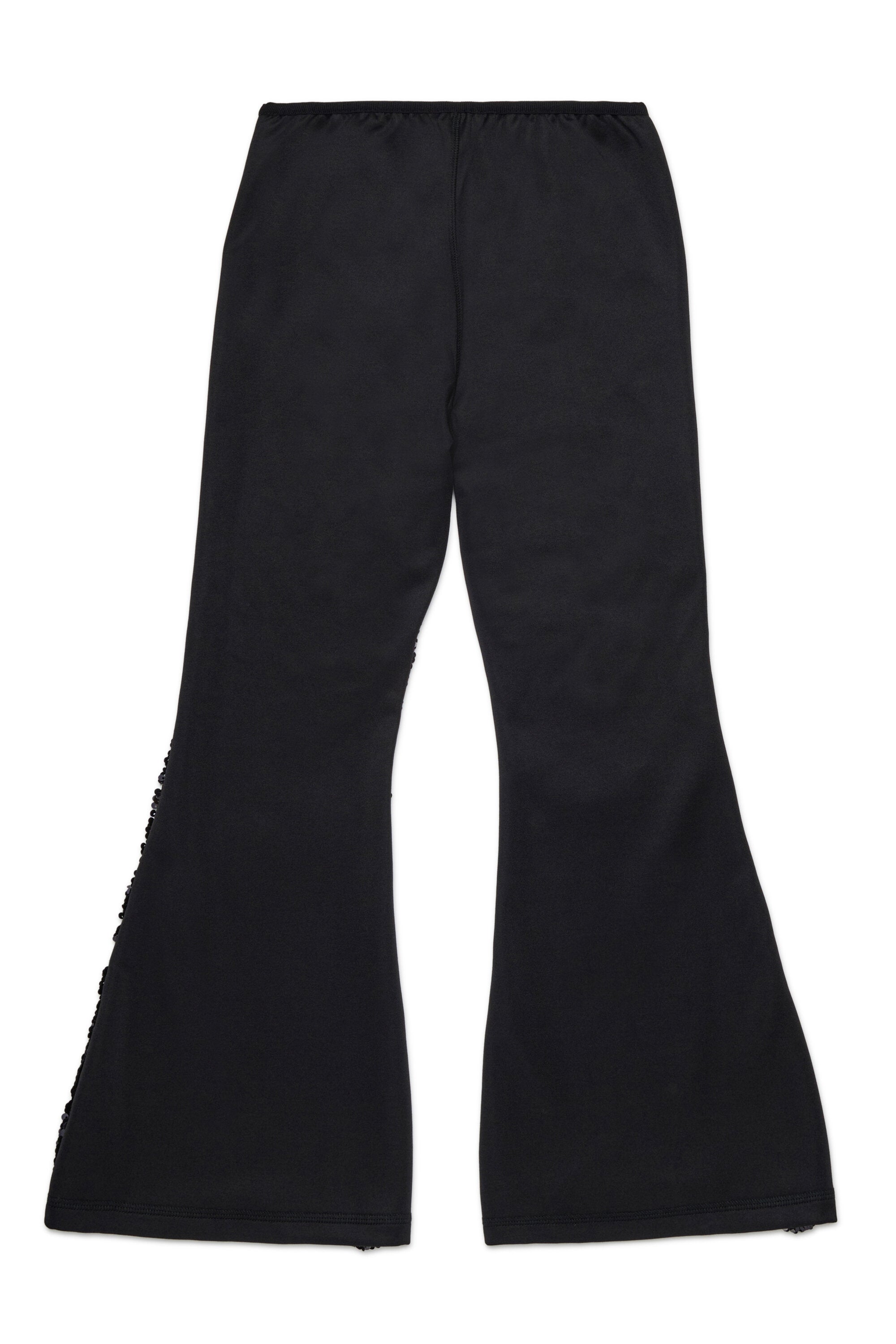 スパンコールフレアパンツ