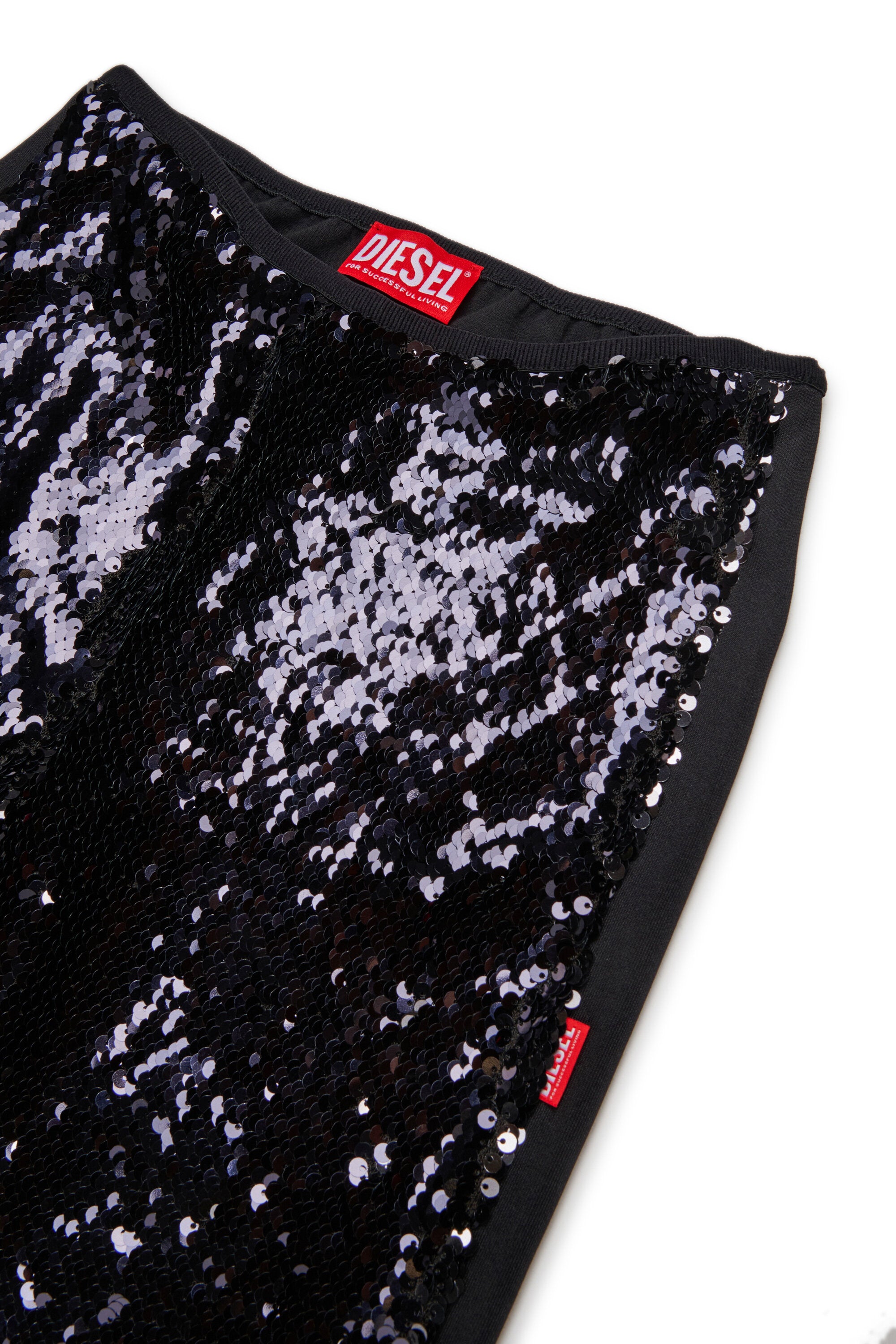 スパンコールフレアパンツ