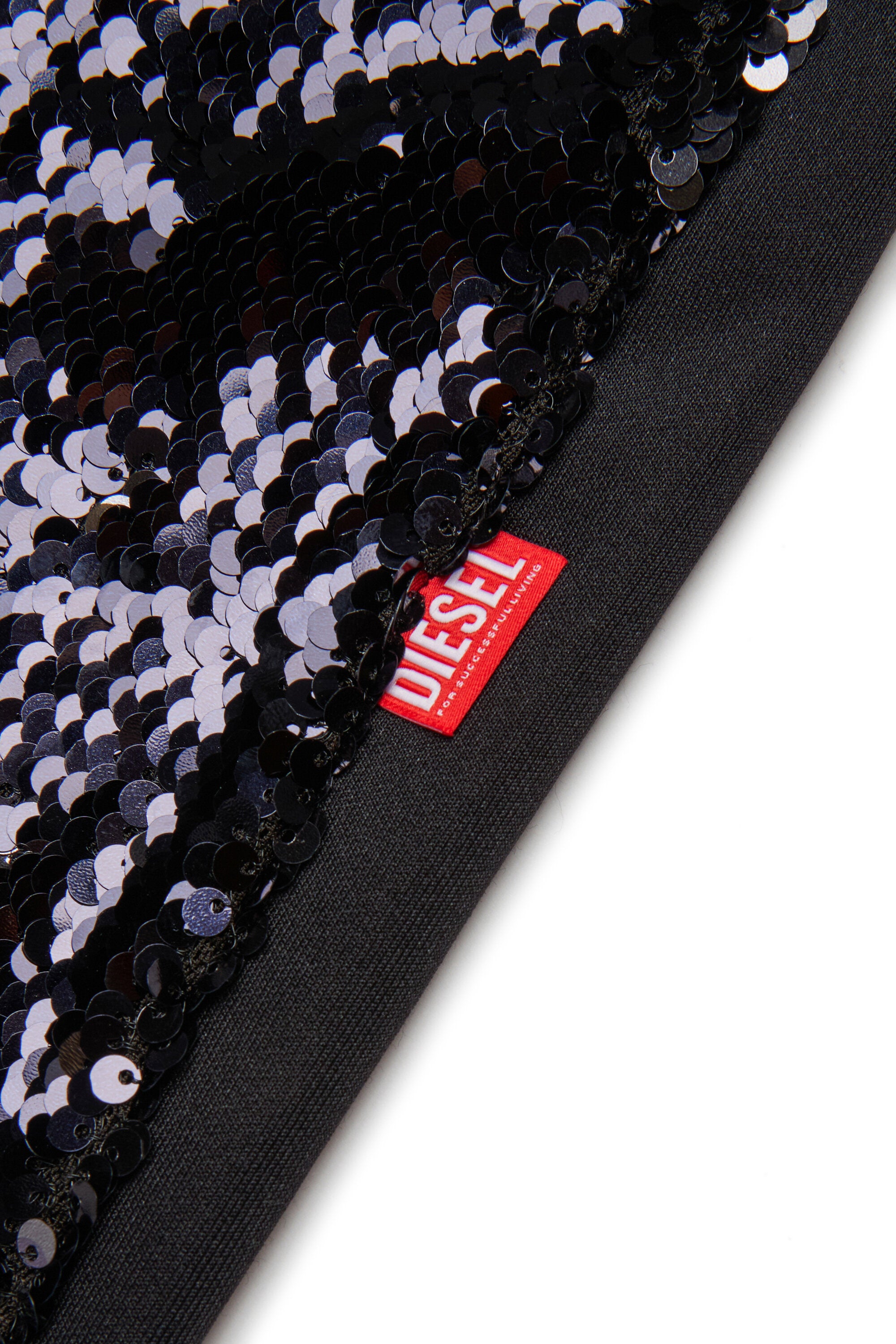 Sequined flare pants