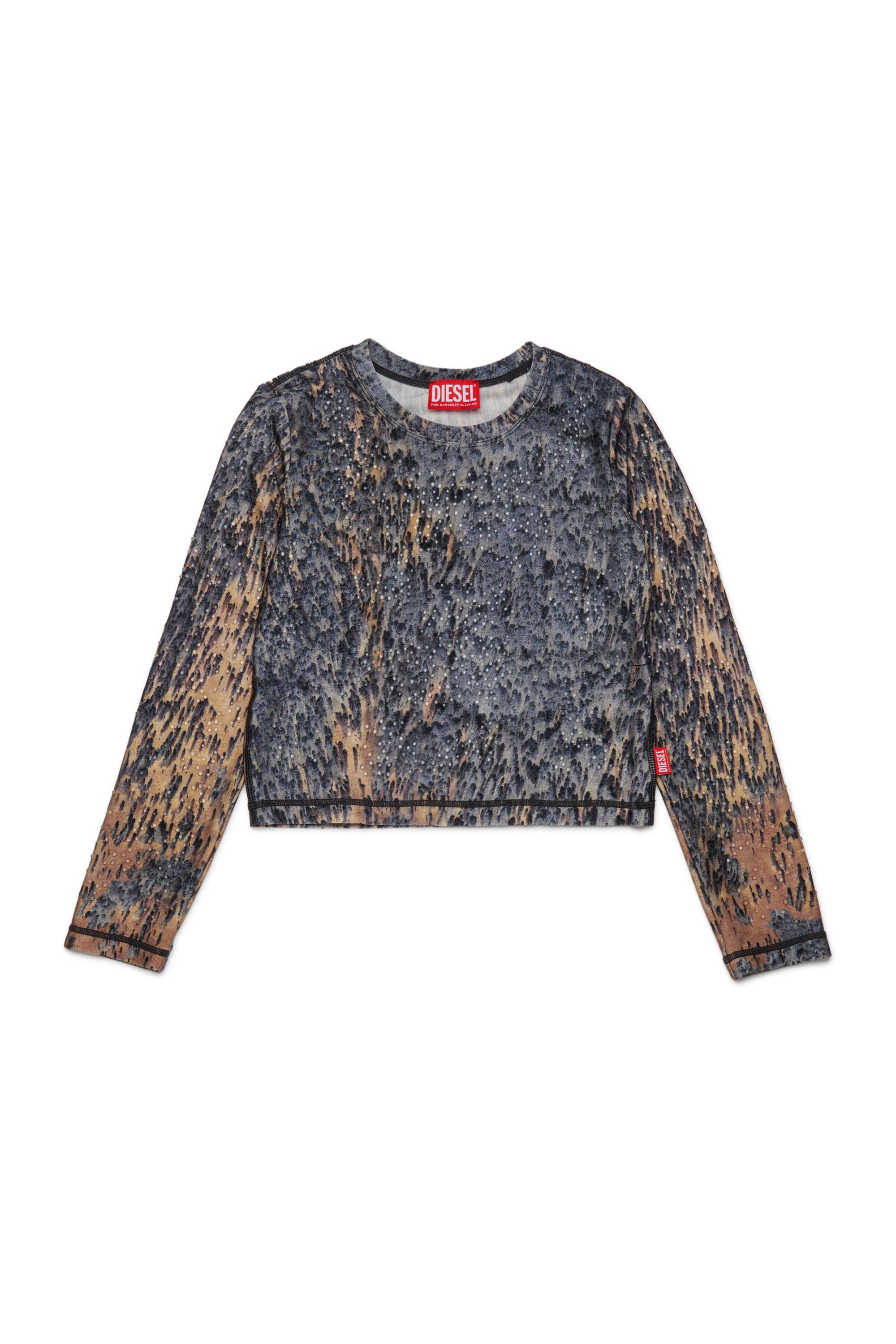 Acid Rain allover stretch fabric T-shirt