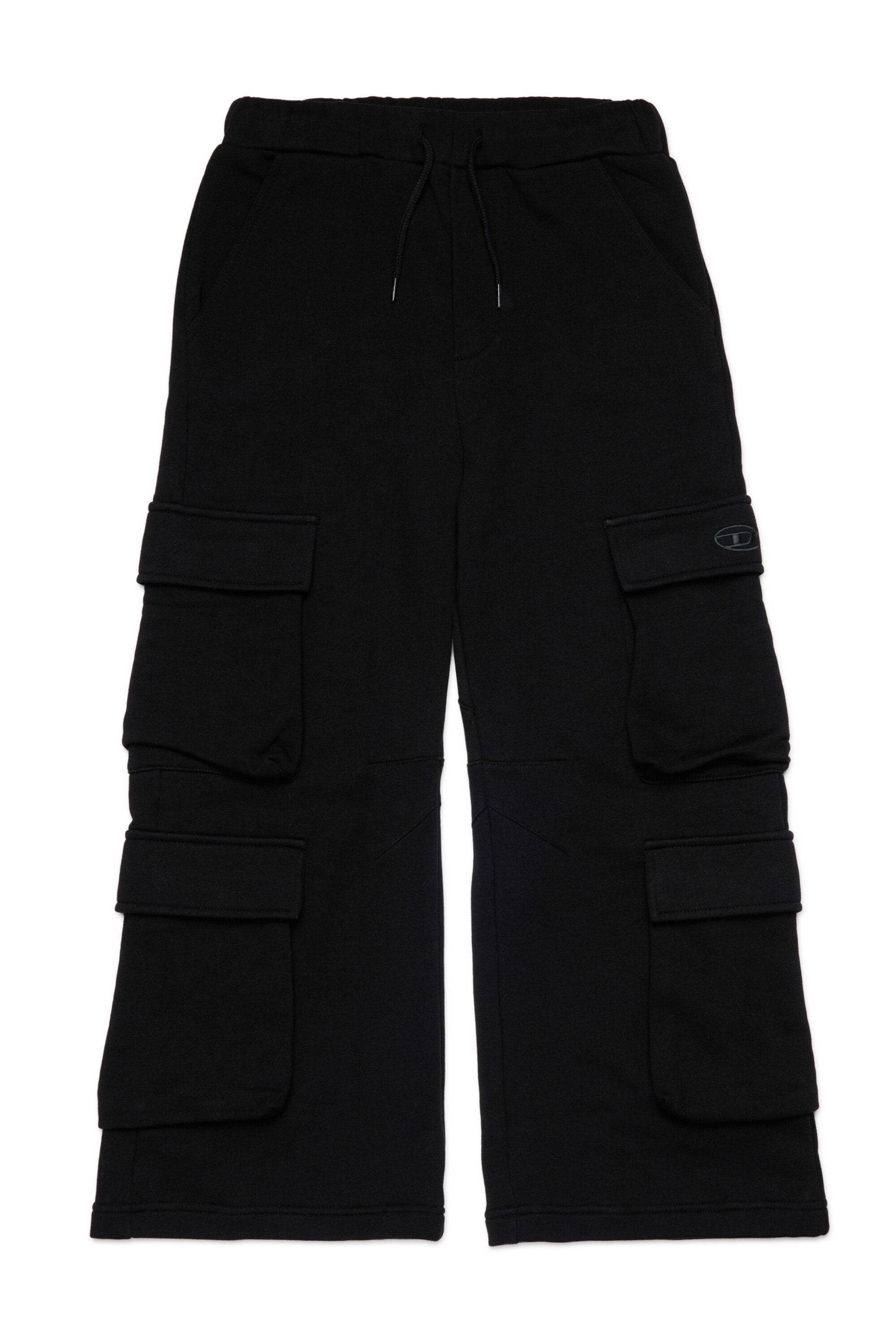 Fleece cargo pants