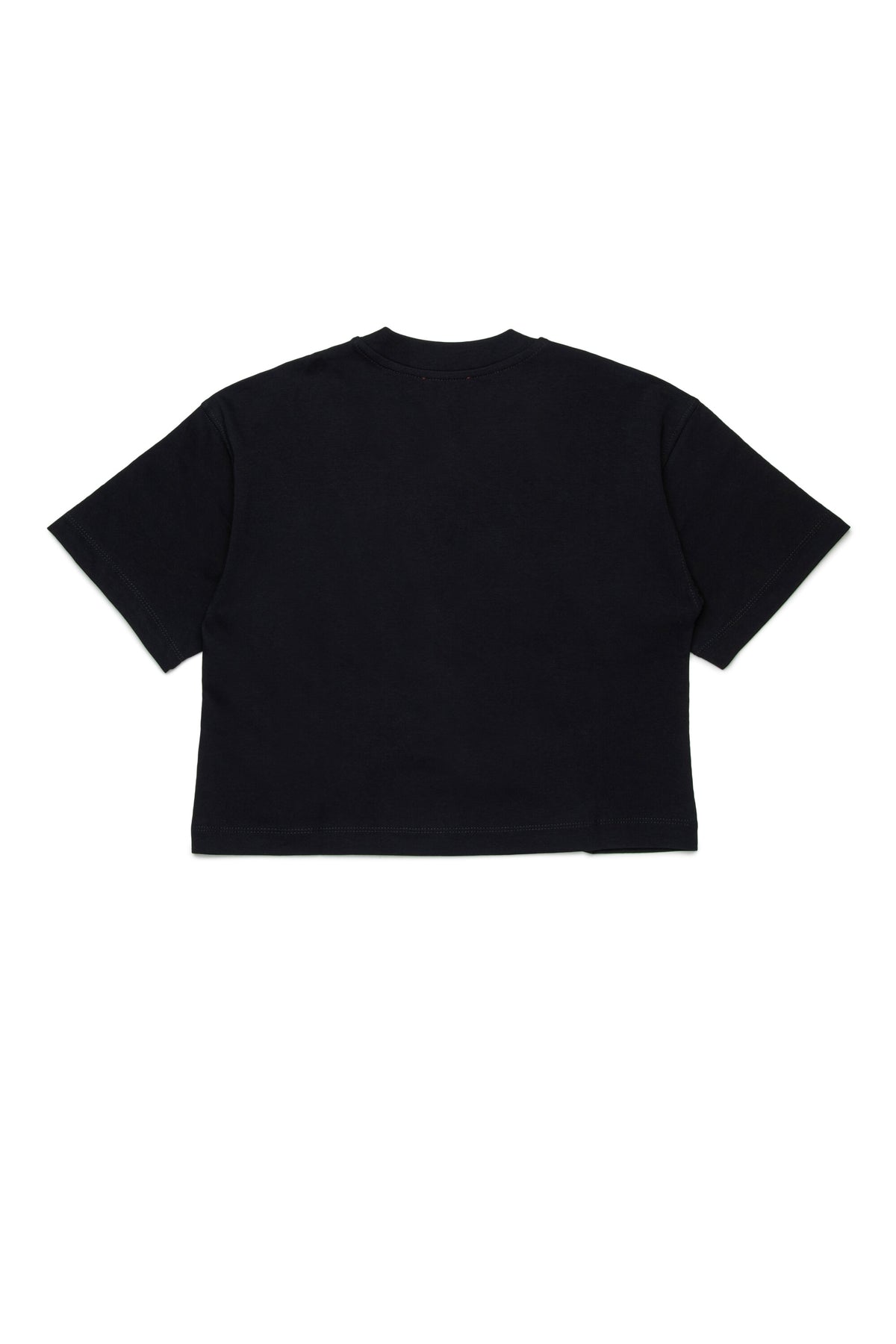 オーバルDのロゴが入ったボクシーなジャージー素材Tシャツ