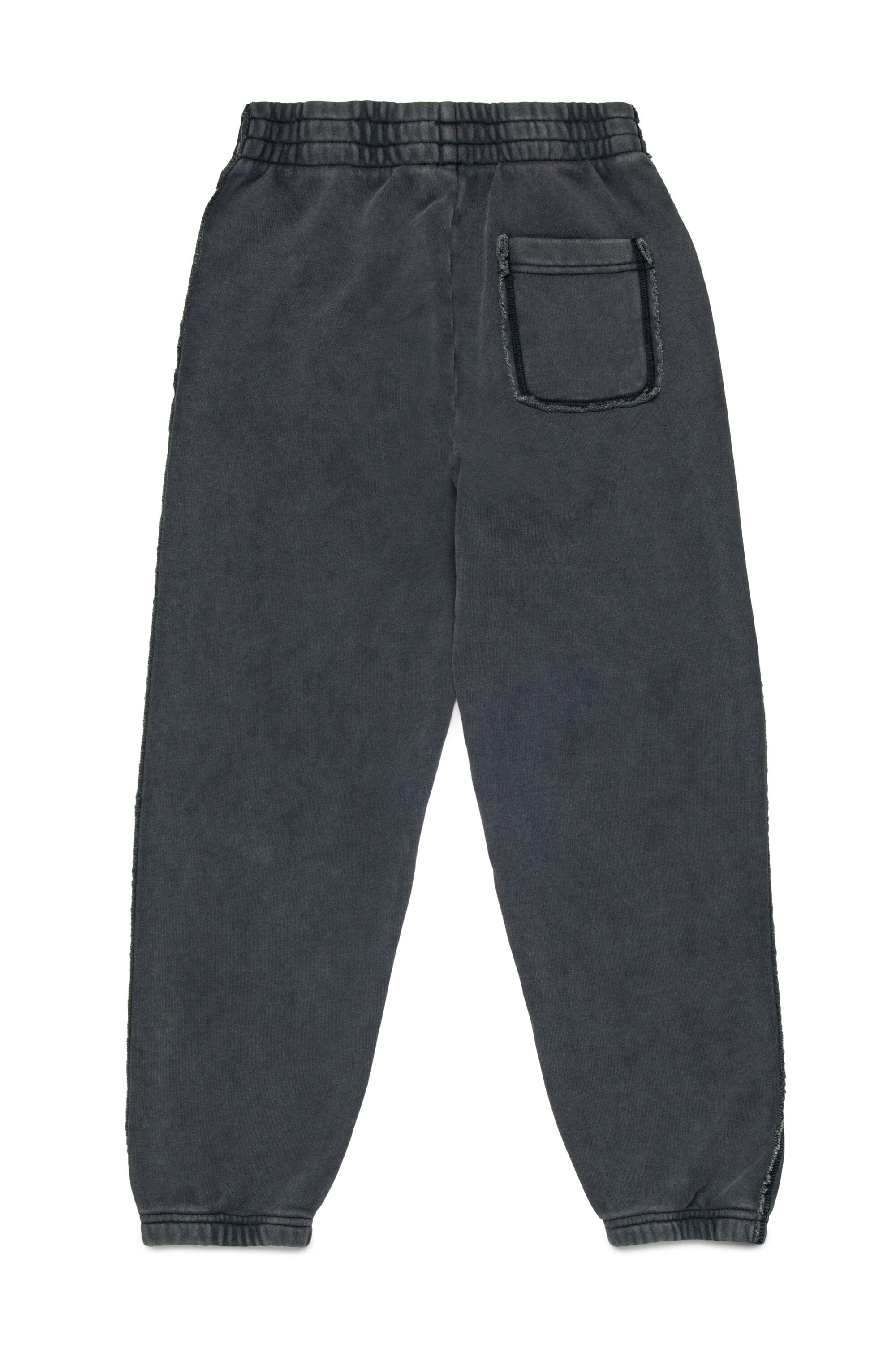 Jogger pants with gothic graphics