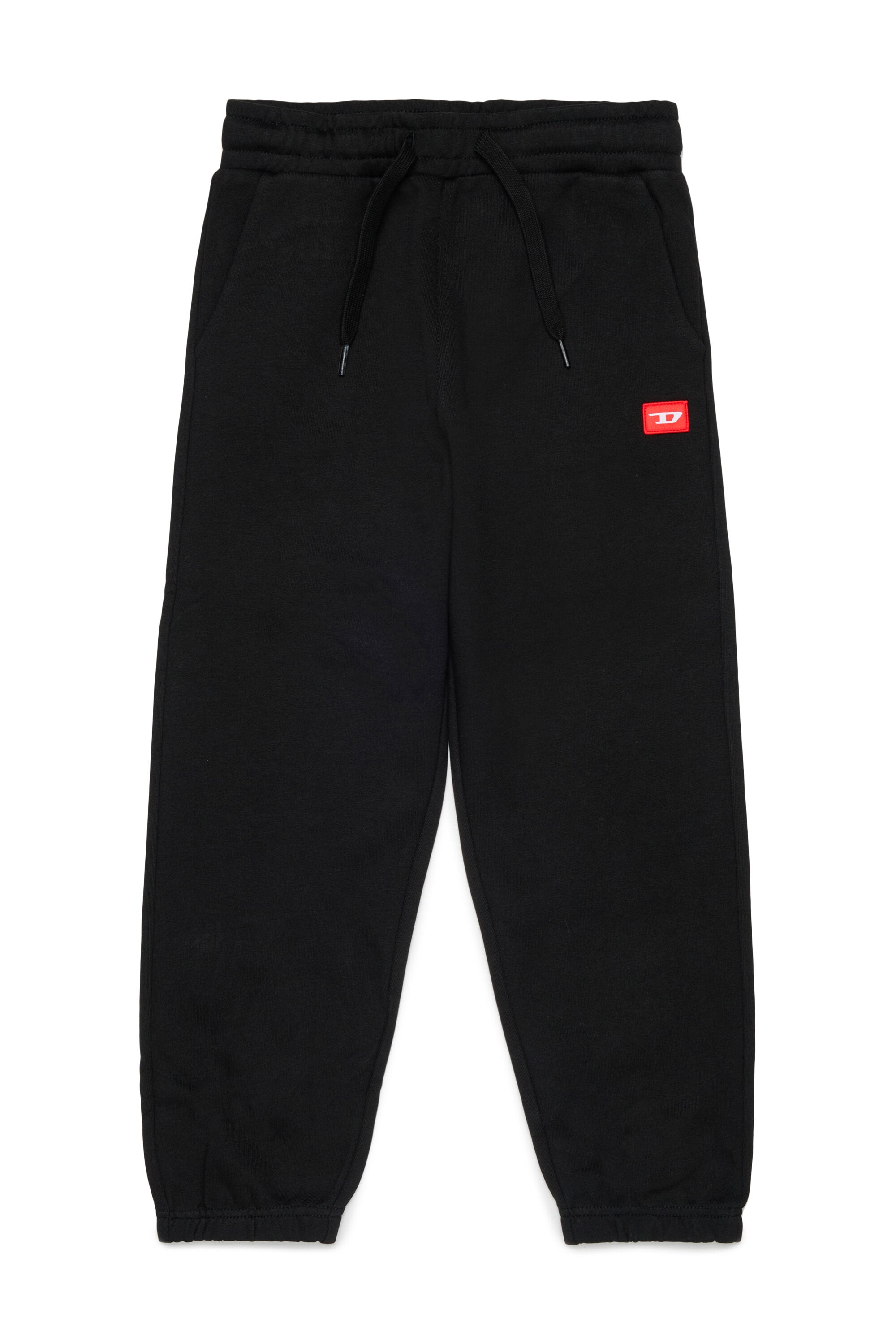 Jogger pants with red D patch