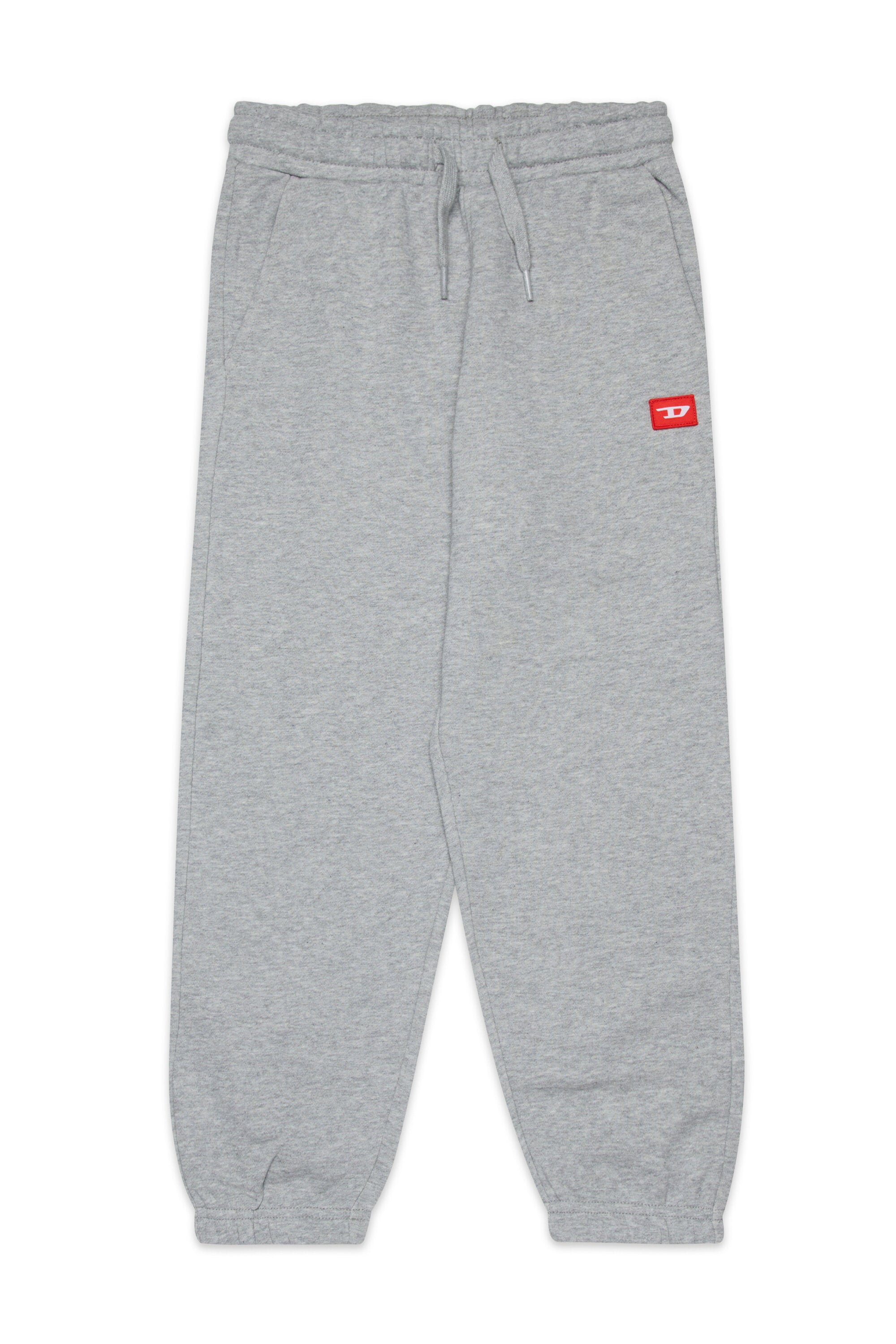 Jogger pants with red D patch