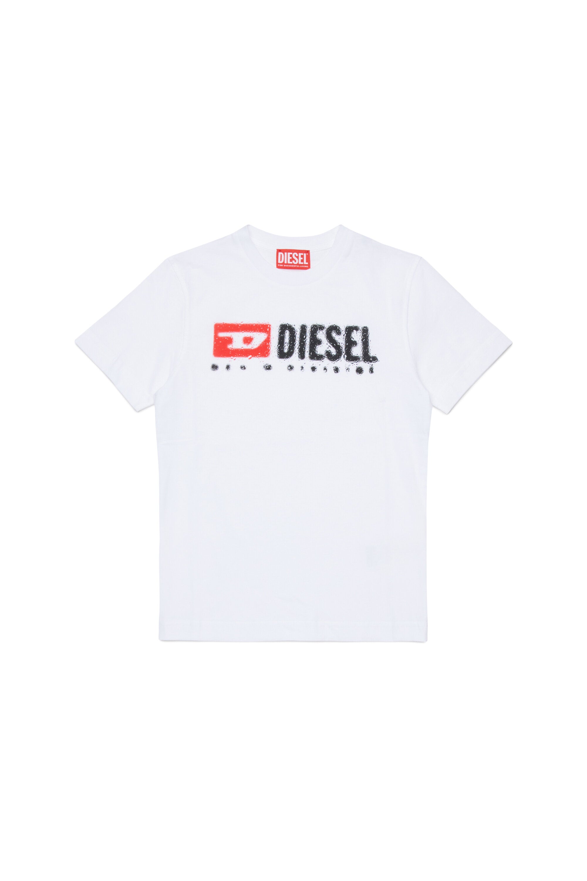 Diesel デニムロゴ ジャージー素材 Tシャツ