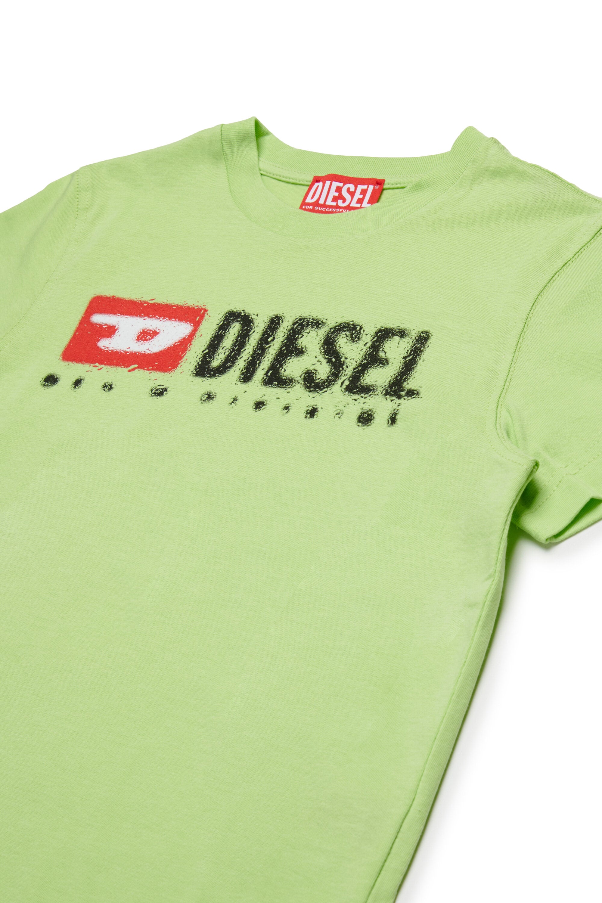 Diesel デニムロゴ ジャージー素材 Tシャツ