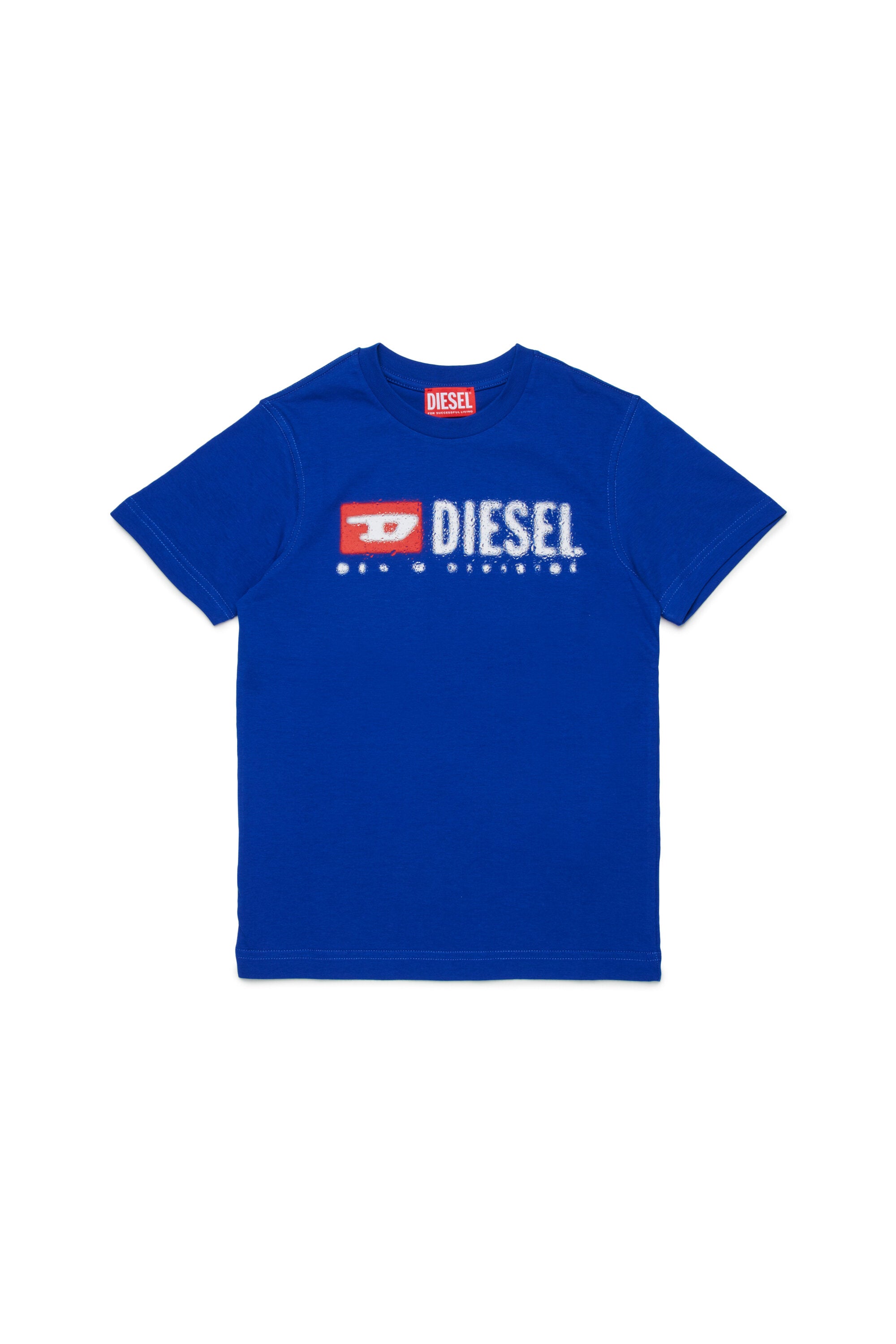 Diesel デニムロゴ ジャージー素材 Tシャツ