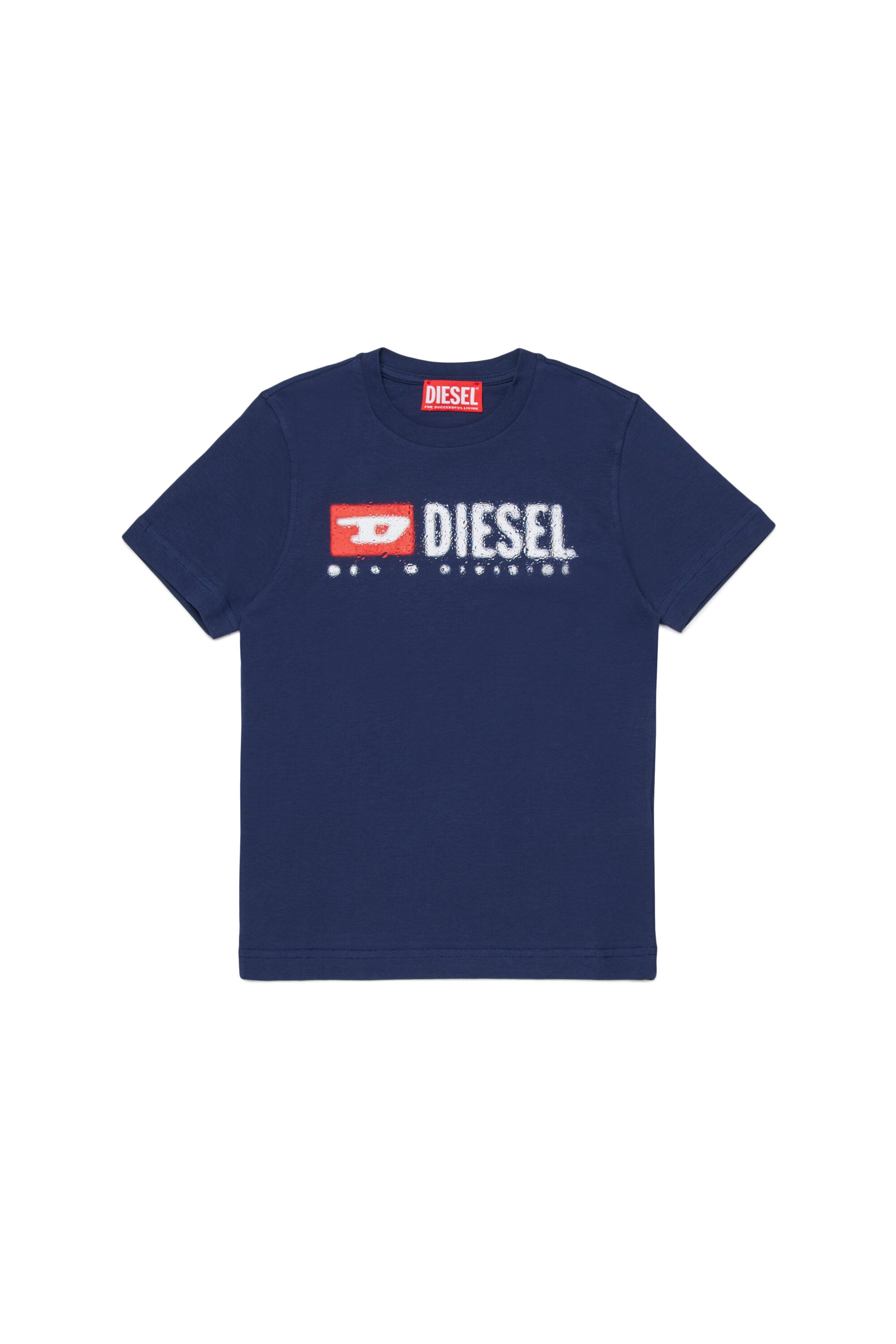 Diesel デニムロゴ ジャージー素材 Tシャツ