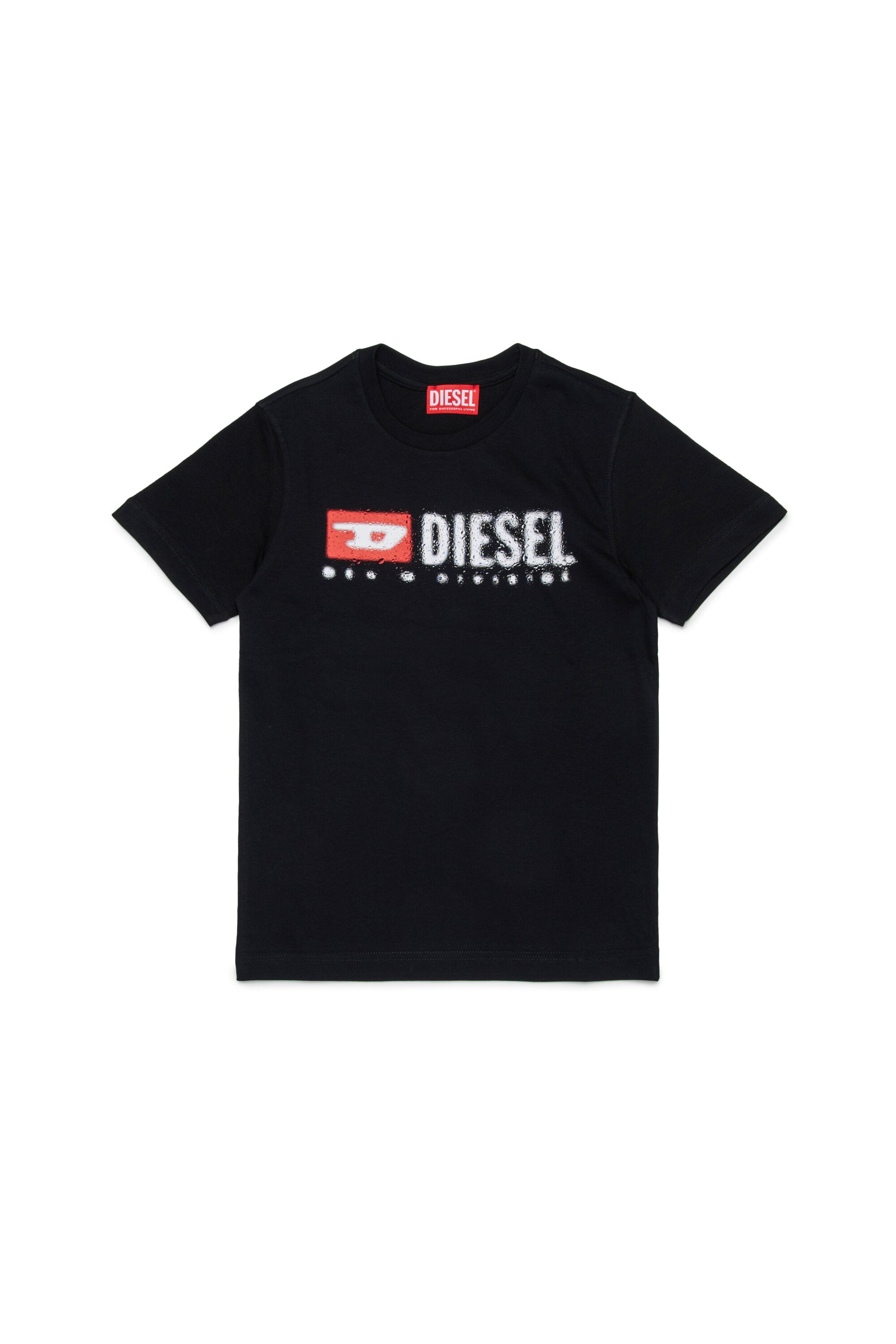 Diesel デニムロゴ ジャージー素材 Tシャツ