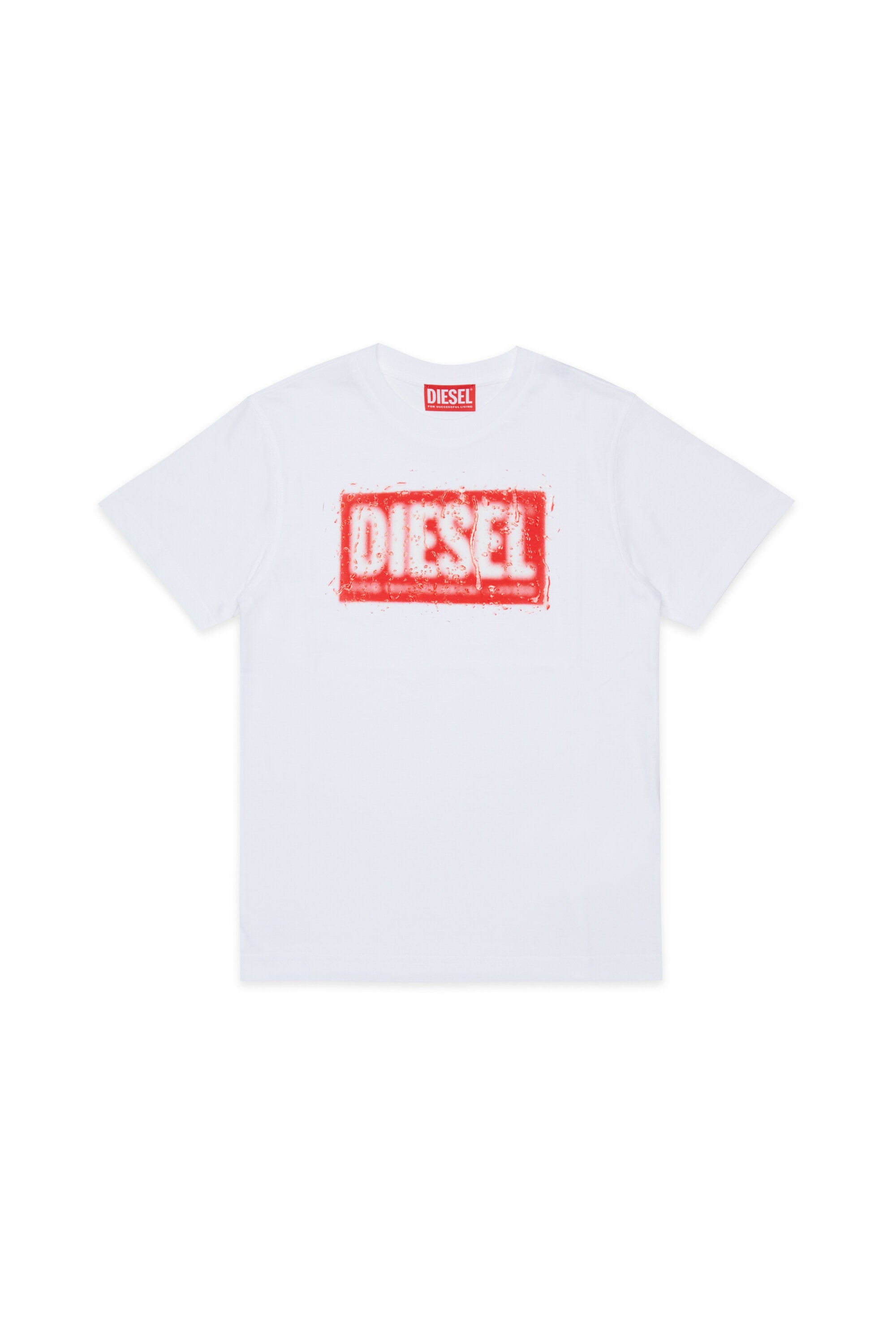 Diesel デニムロゴ ジャージー素材 Tシャツ