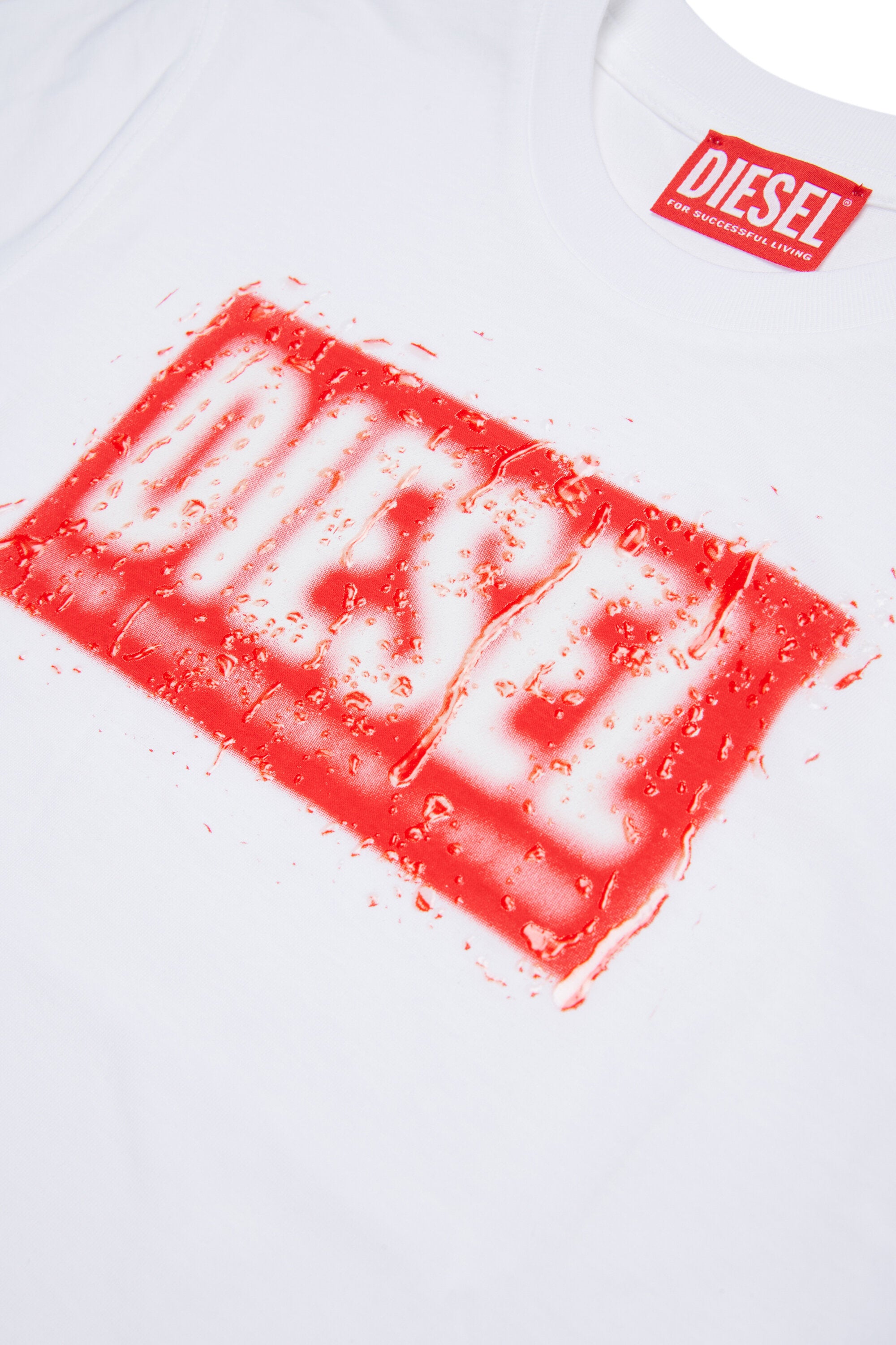 Diesel デニムロゴ ジャージー素材 Tシャツ