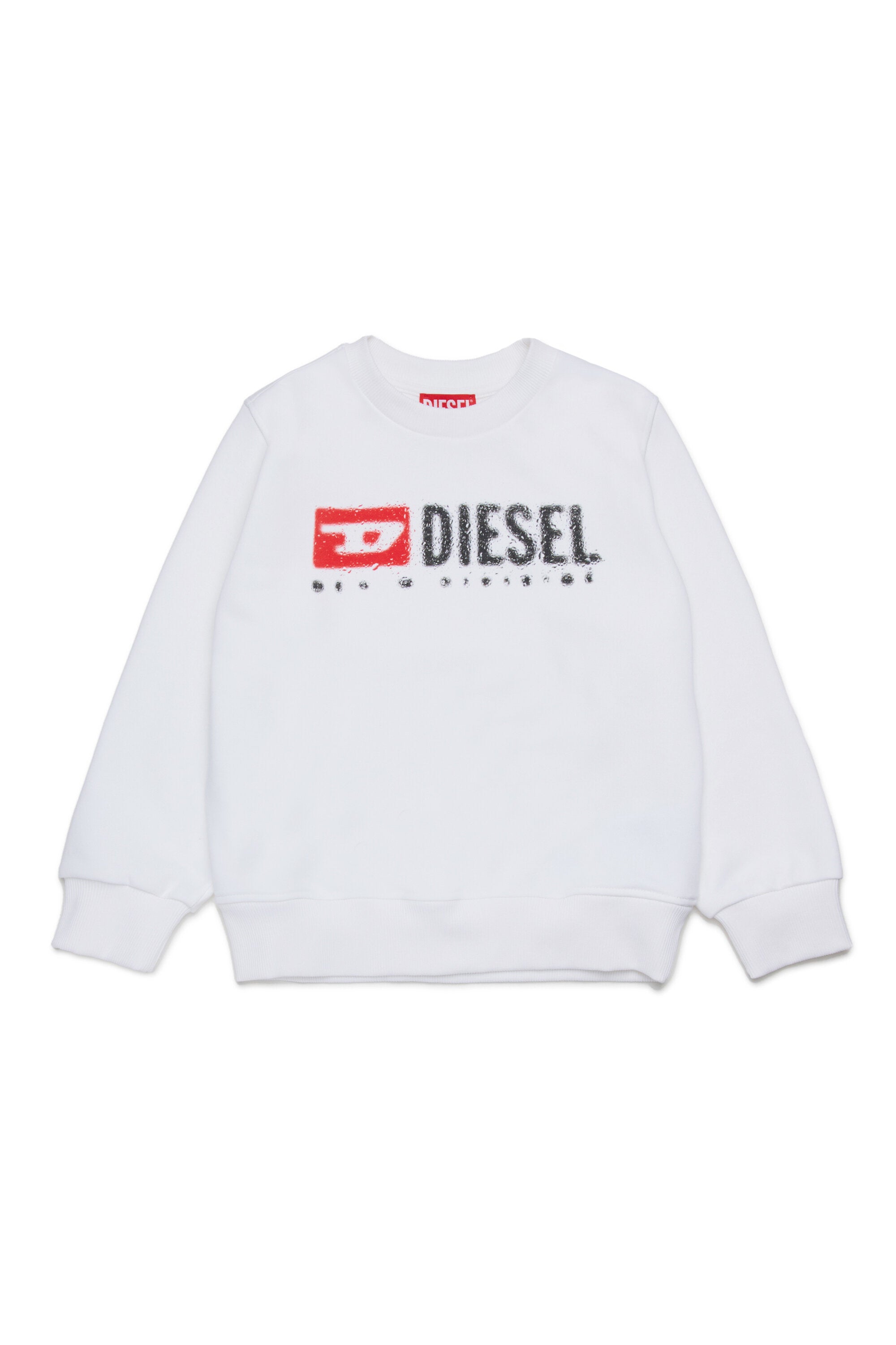 Diesel デニム ロゴ クルーネック スウェットシャツ